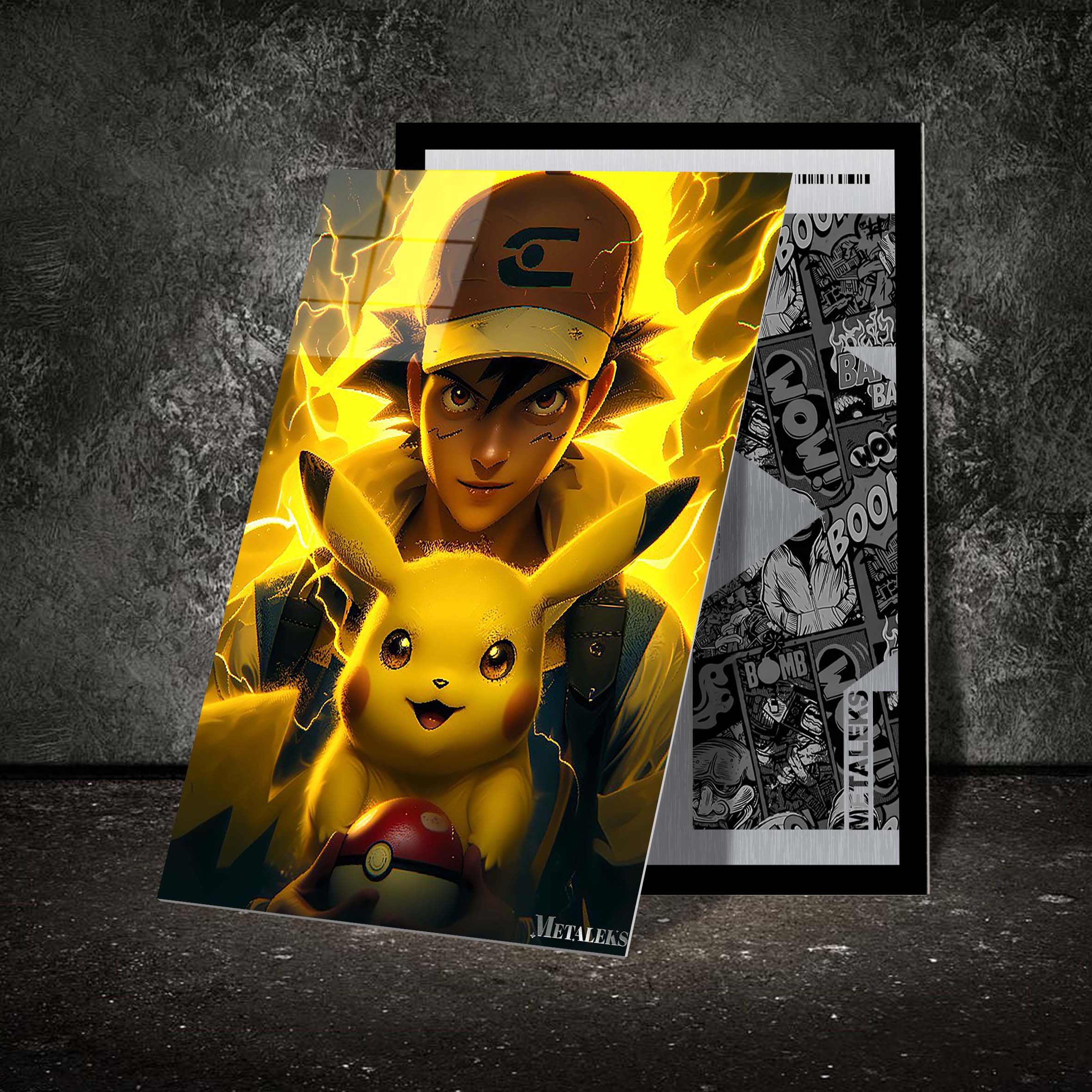 Ash X Pikachu.Duo-designed by @Ai_inkdreams