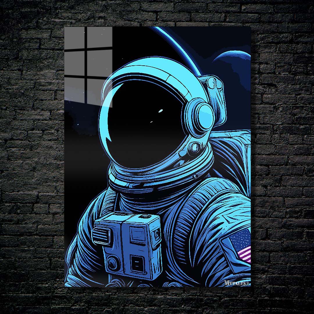 Astronaut America-designed by @rizal.az