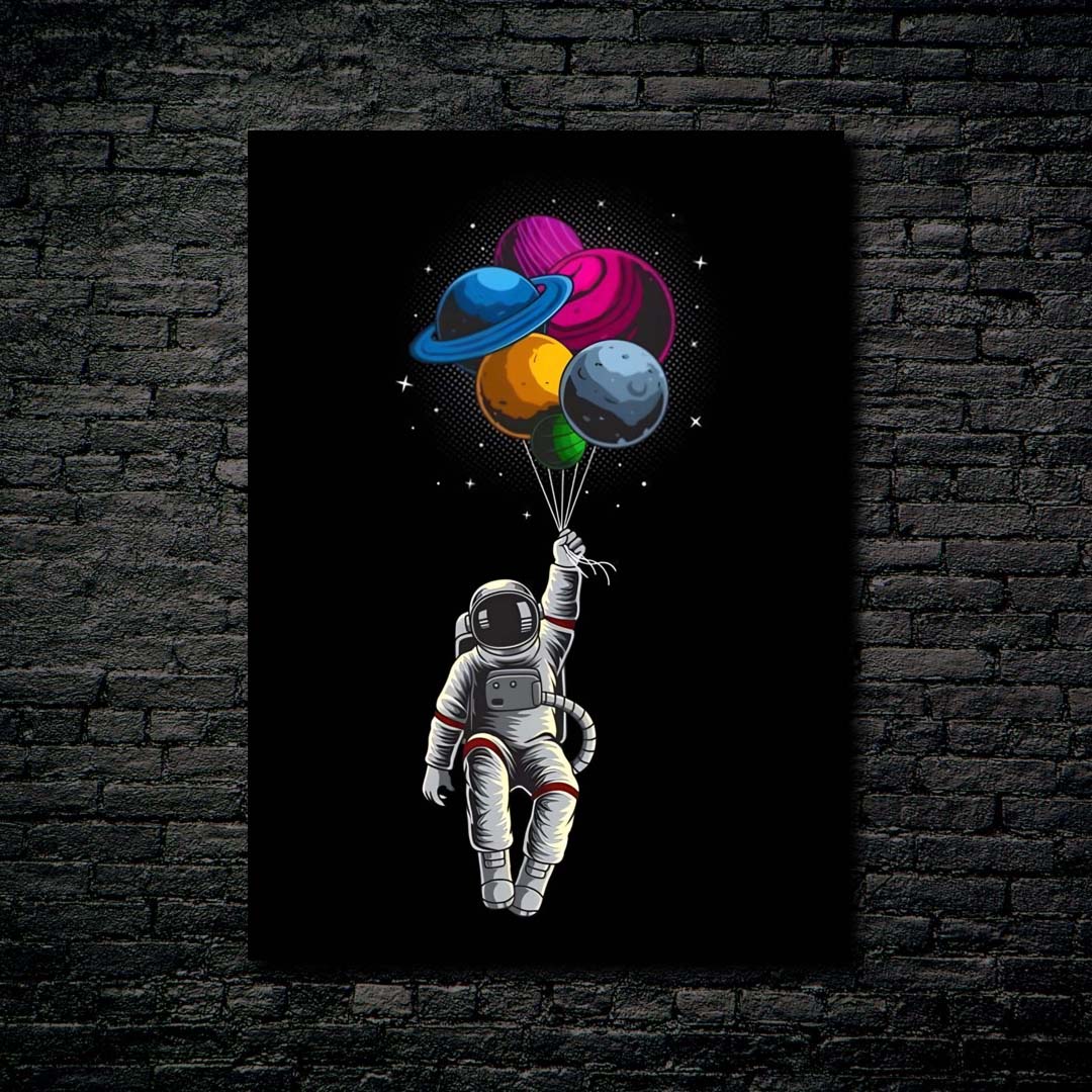 Astronout & Ballon-designed by @rizal.az