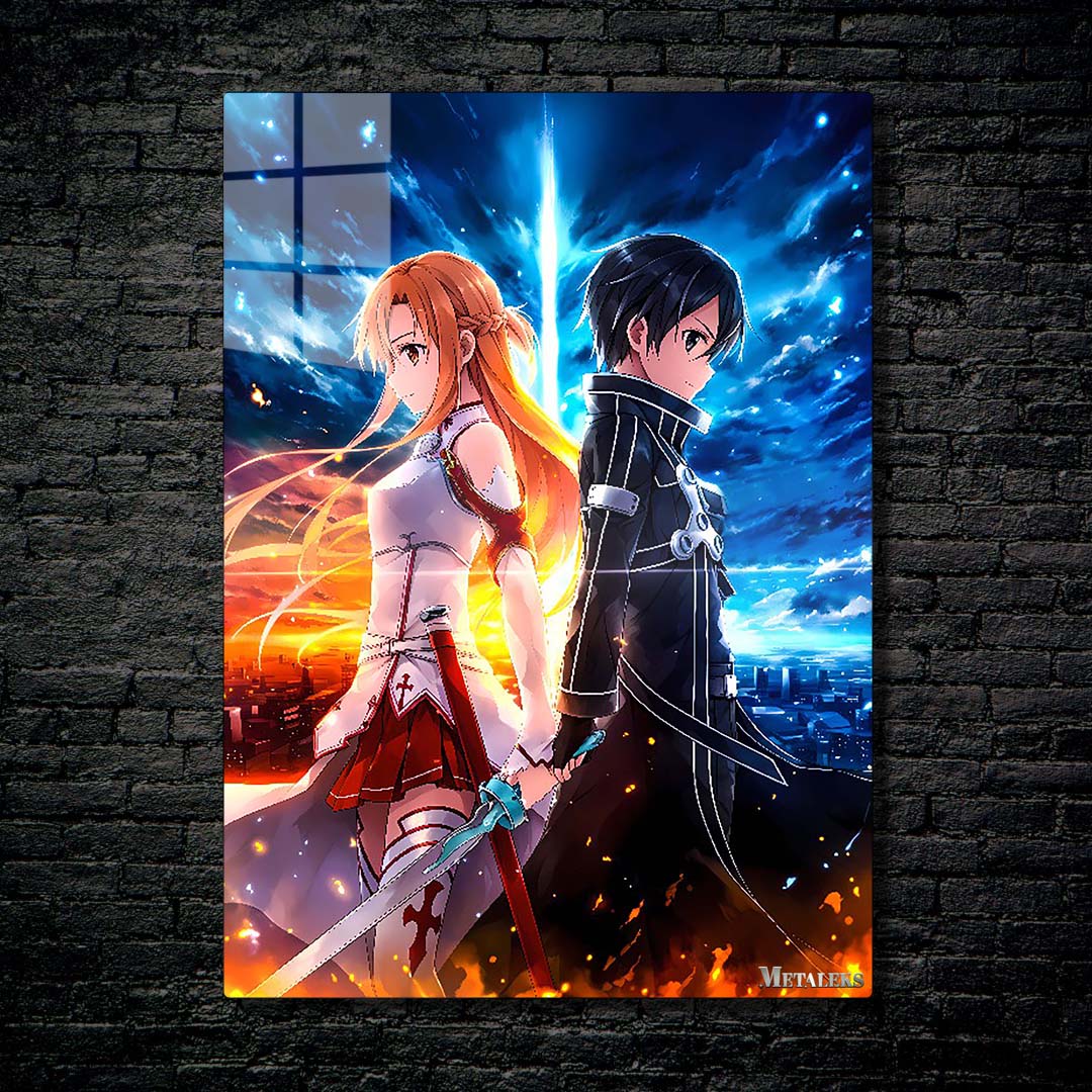 Asuna and Kirito - Sword art online