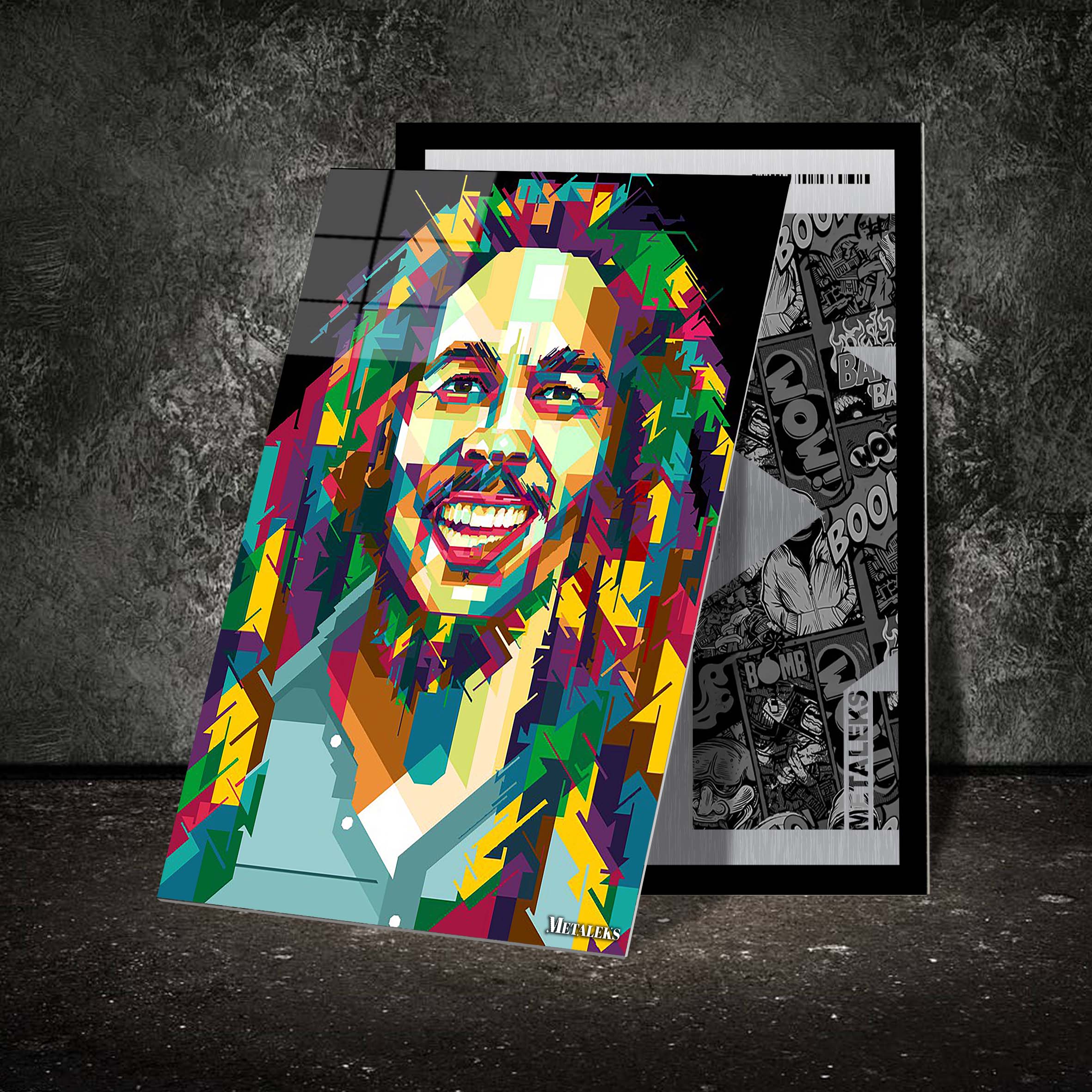 BOB MARLEY WPAP-designed by @zhian ramadhan B10