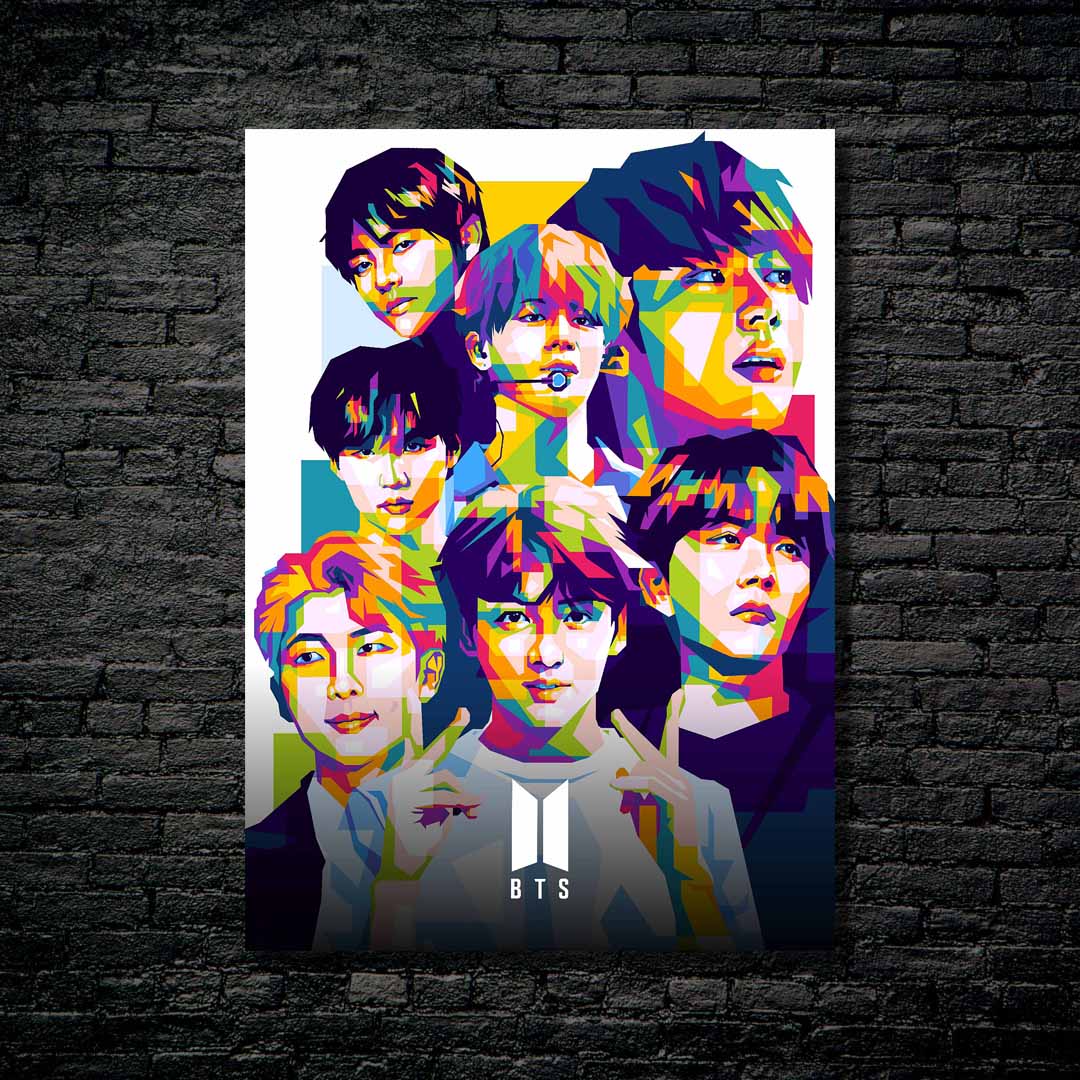 BTS Poster-Artwork by @mmarwpap