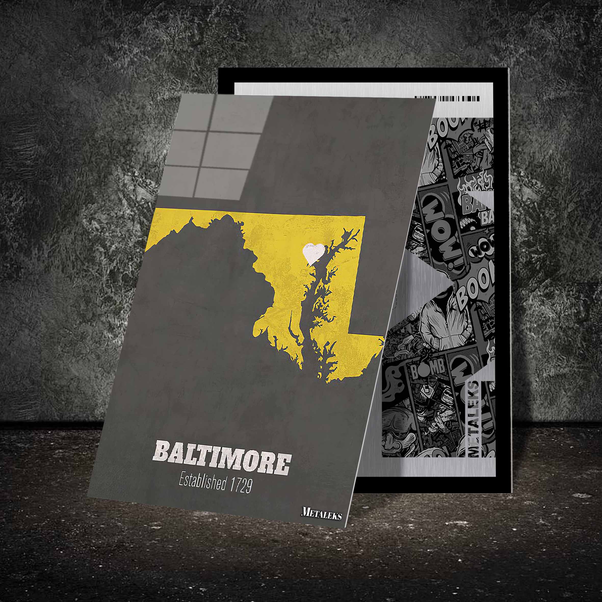 Baltimore Map-designed by @ Enel Lighting