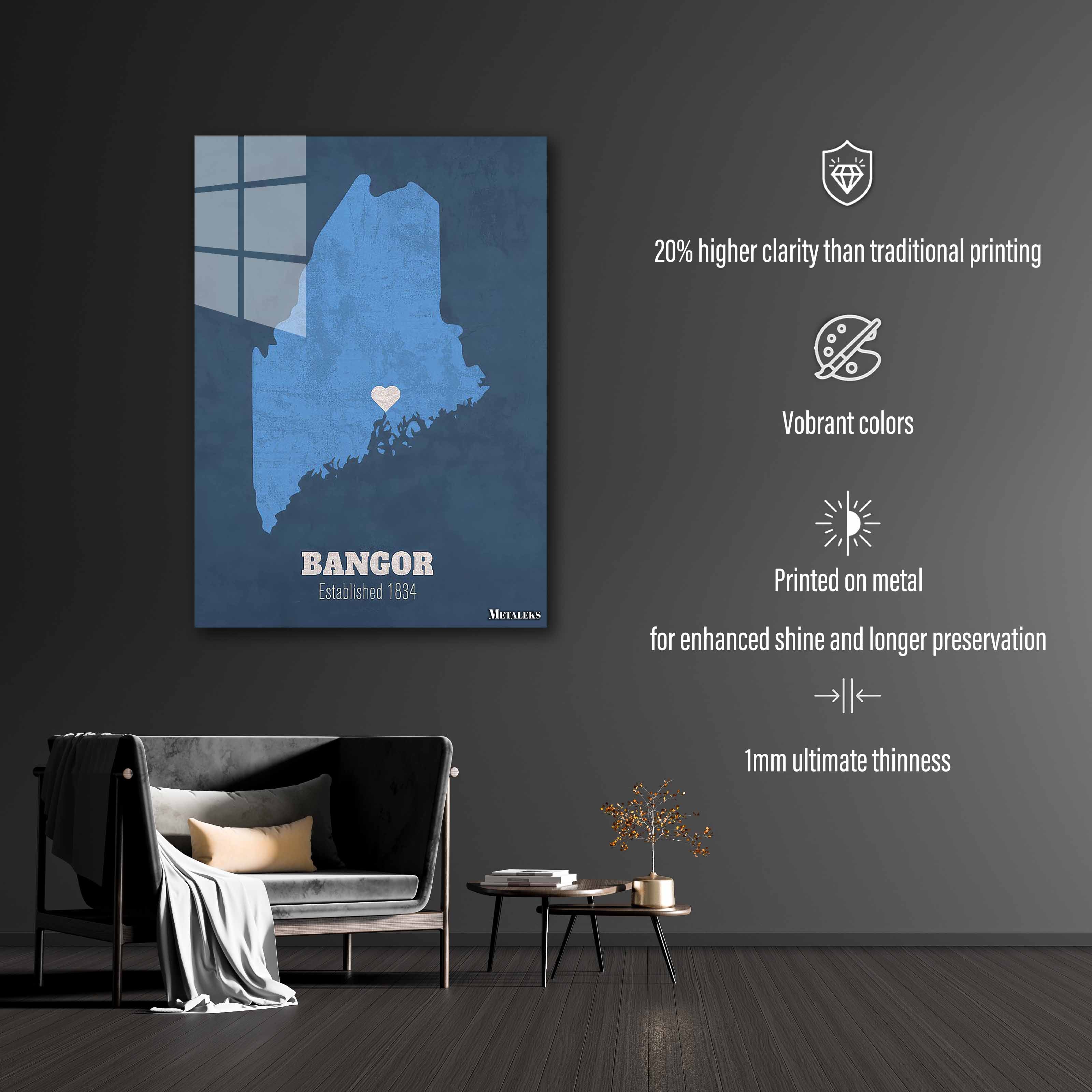 Bangor Map-designed by @ Enel Lighting
