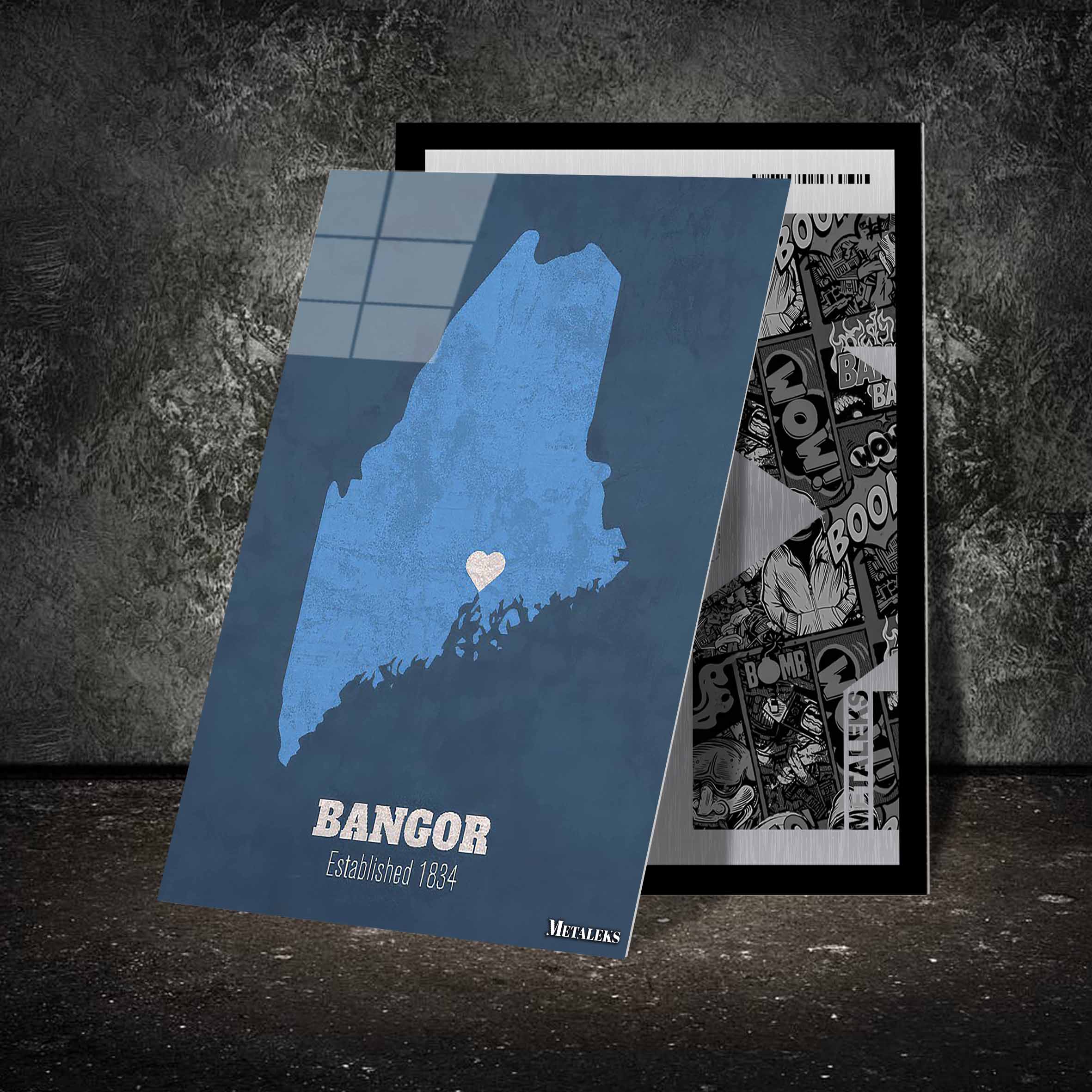Bangor Map-designed by @ Enel Lighting