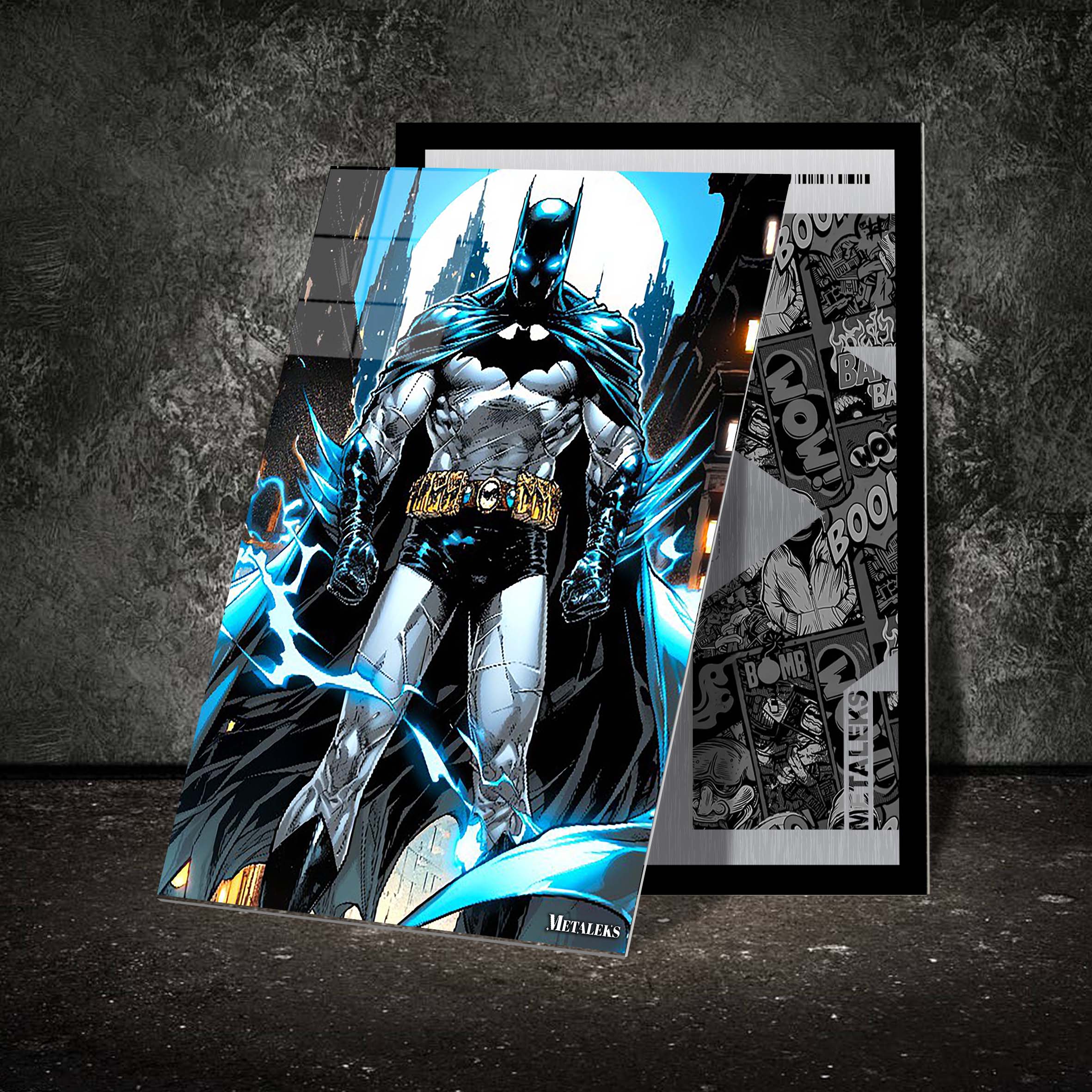 Batman The black face - Comic's collection-designed by @ ai.place