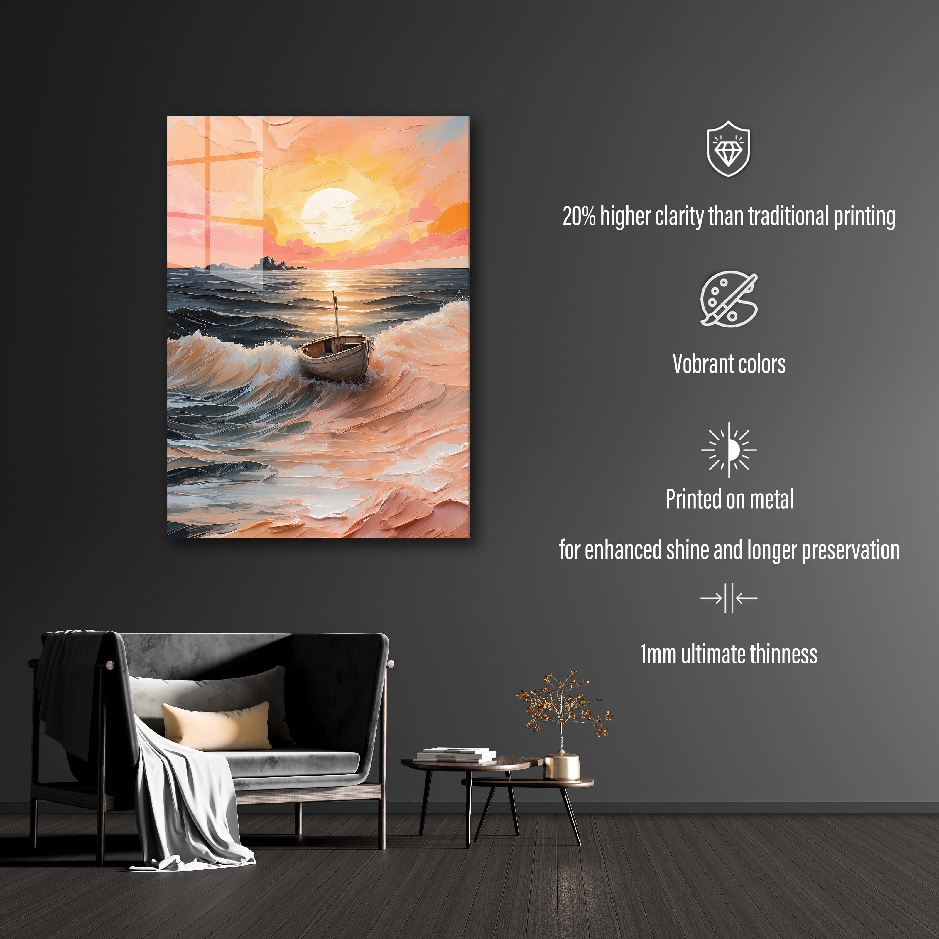 Bautiful Sea View Painting	-designed by @Beat Art