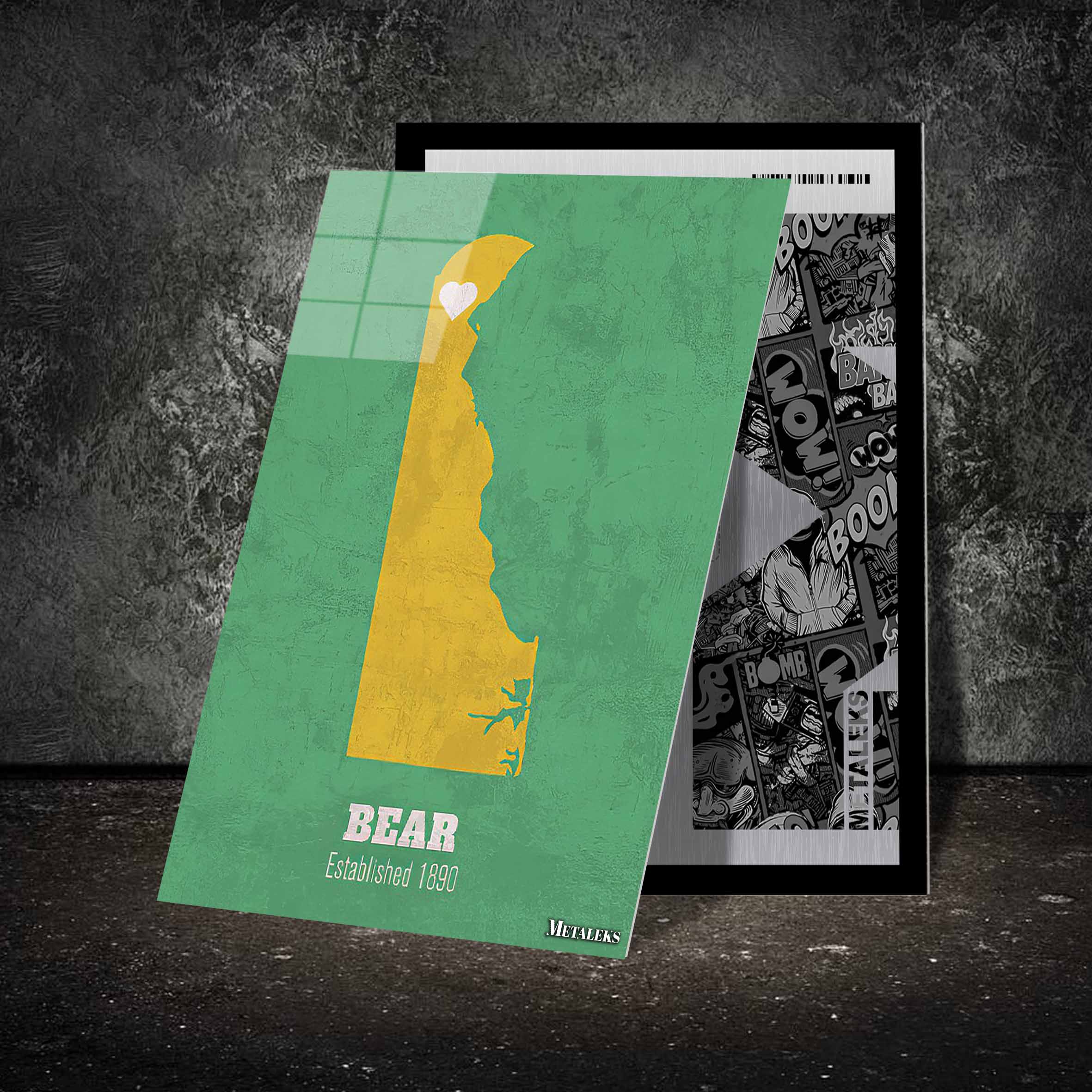 Bear Map-designed by @ Enel Lighting