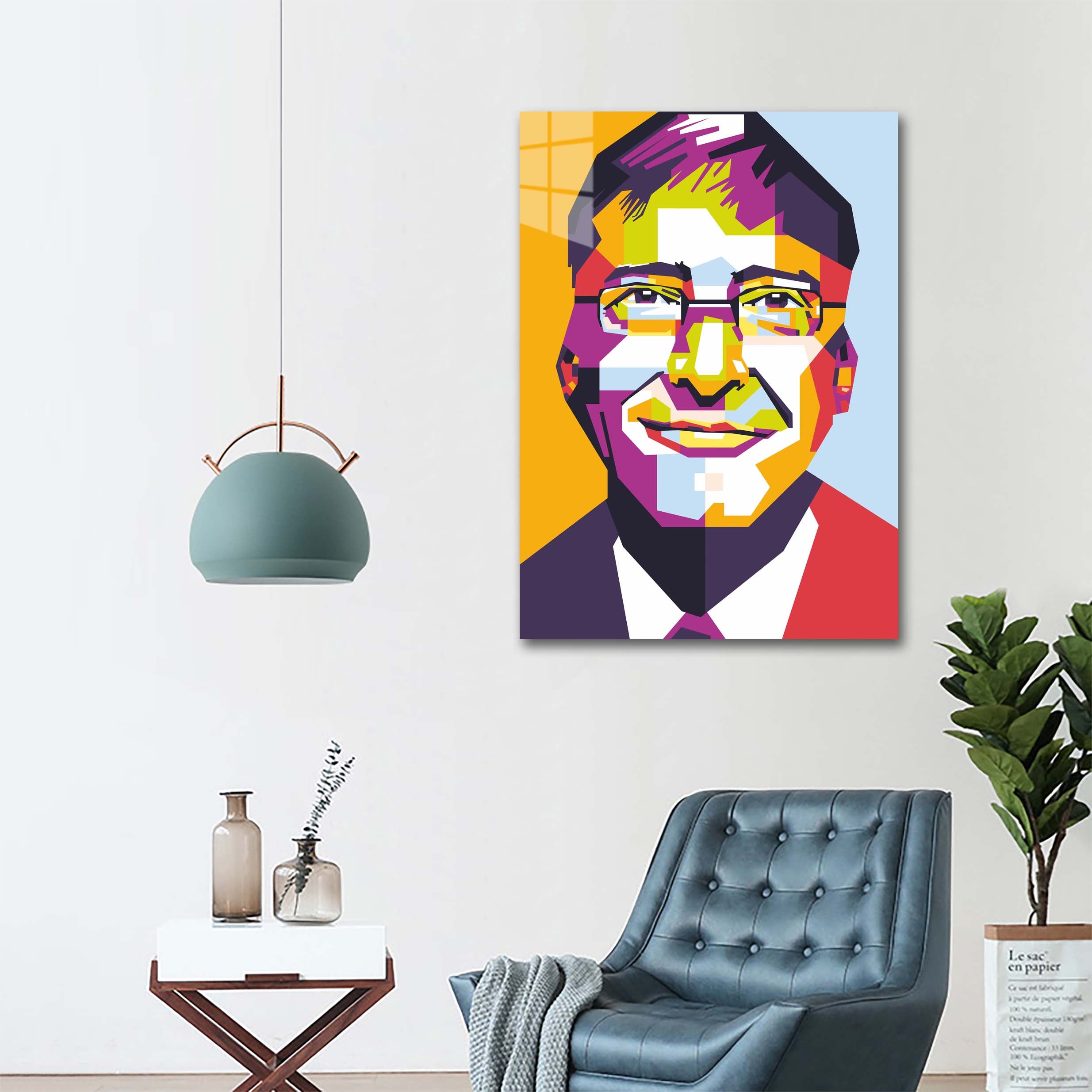 Bill Gates Pop Art-designed by @IqbalKige