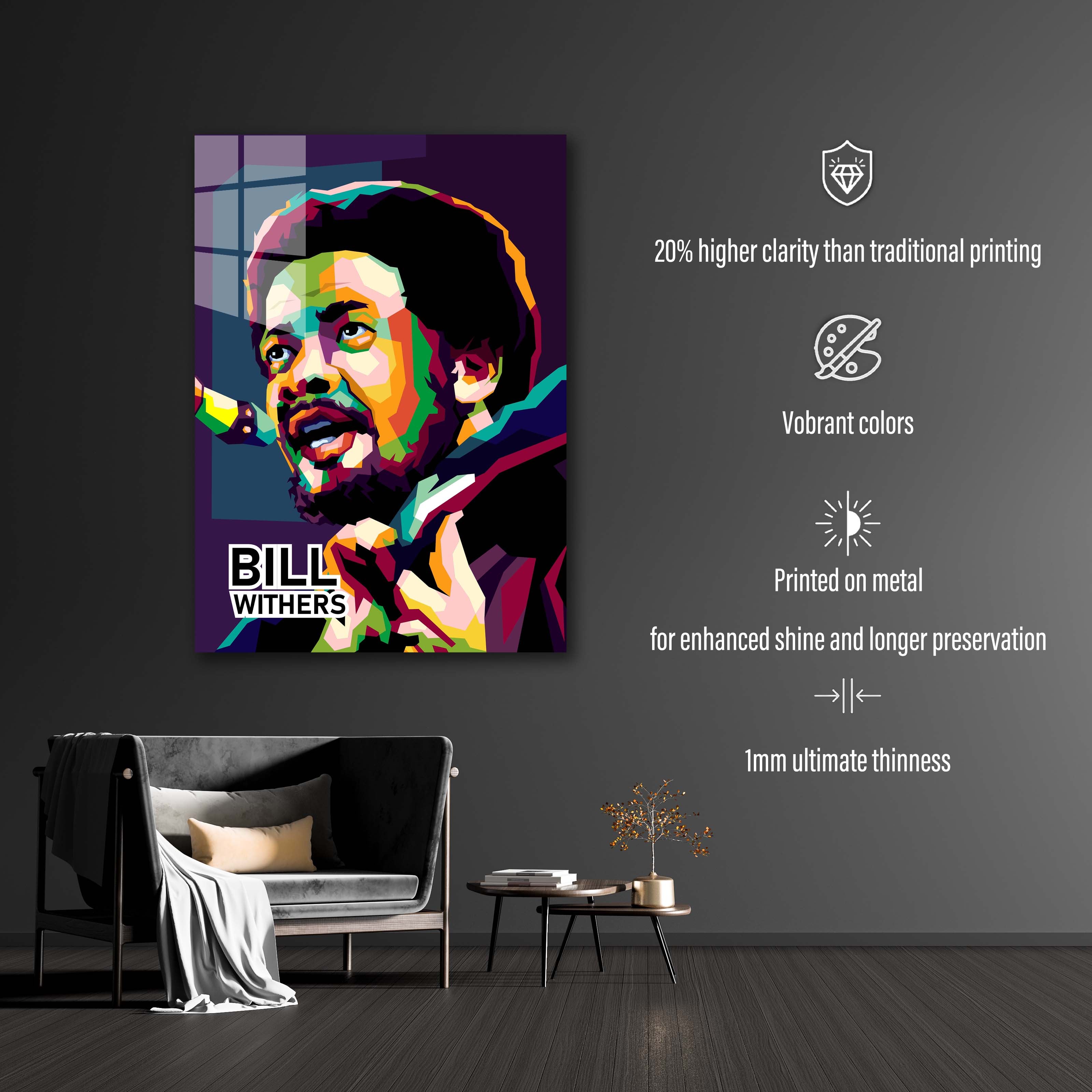 Bill Withers in amazing wpap pop art-designed by @Amirudin kosong enam