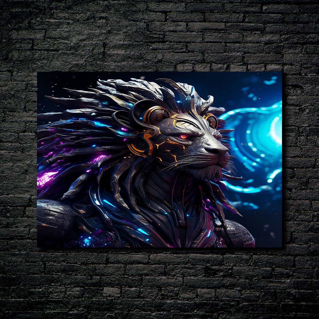 Black Dreaded Lion-designed by @Ai.Twofull