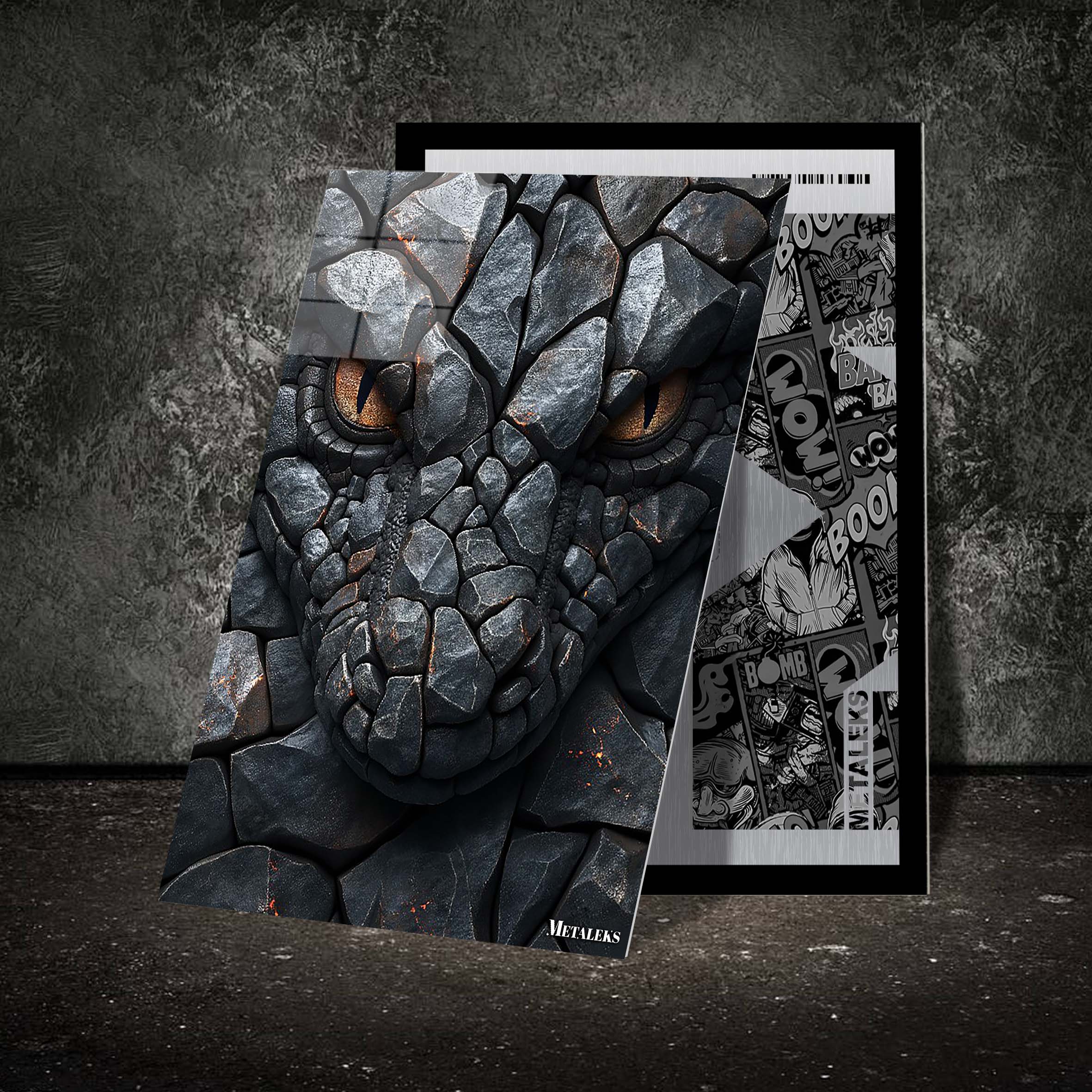 Black Rock Dragon-designed by @Beat Art