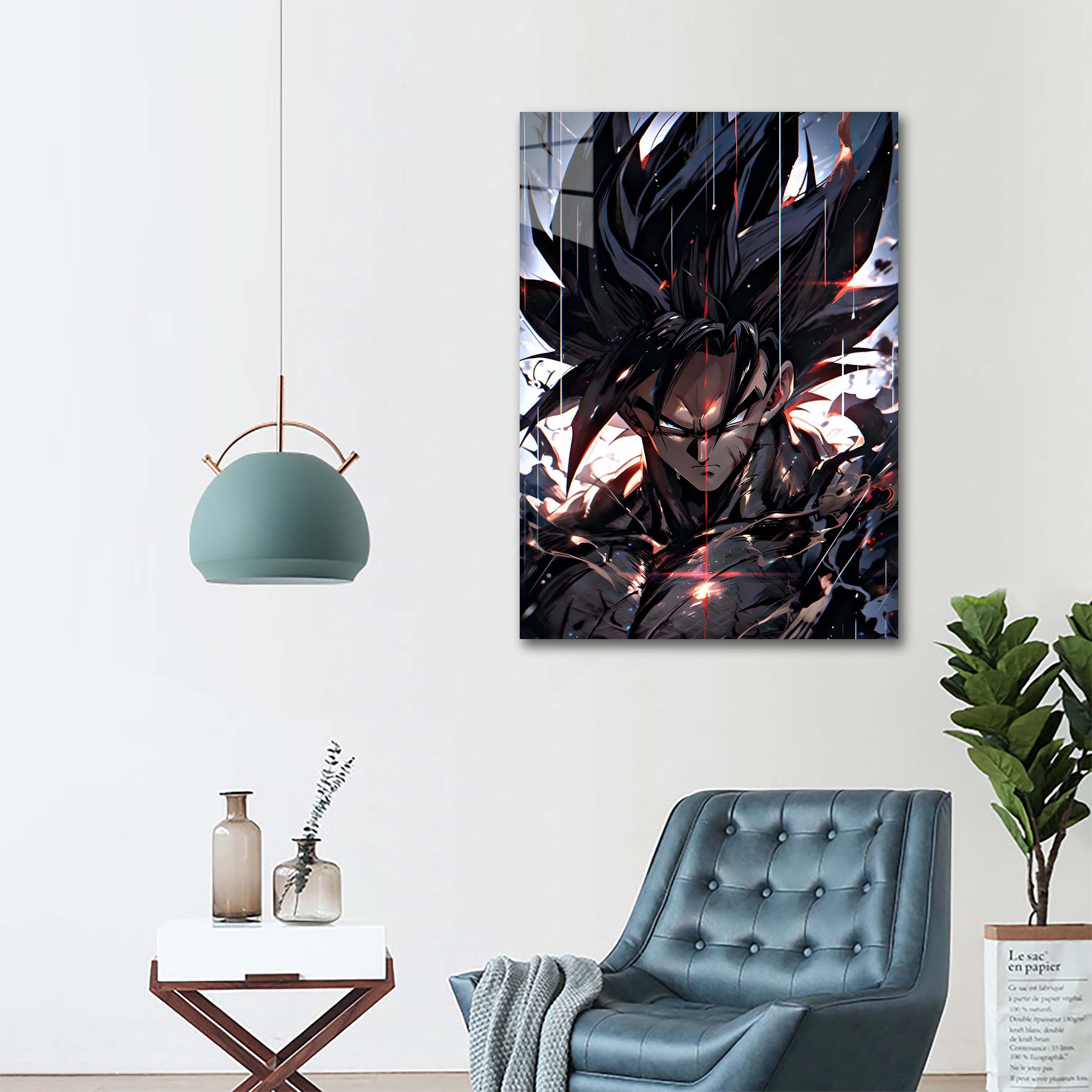 Black goku from dragonball z anime -designed by @Vid_M@tion