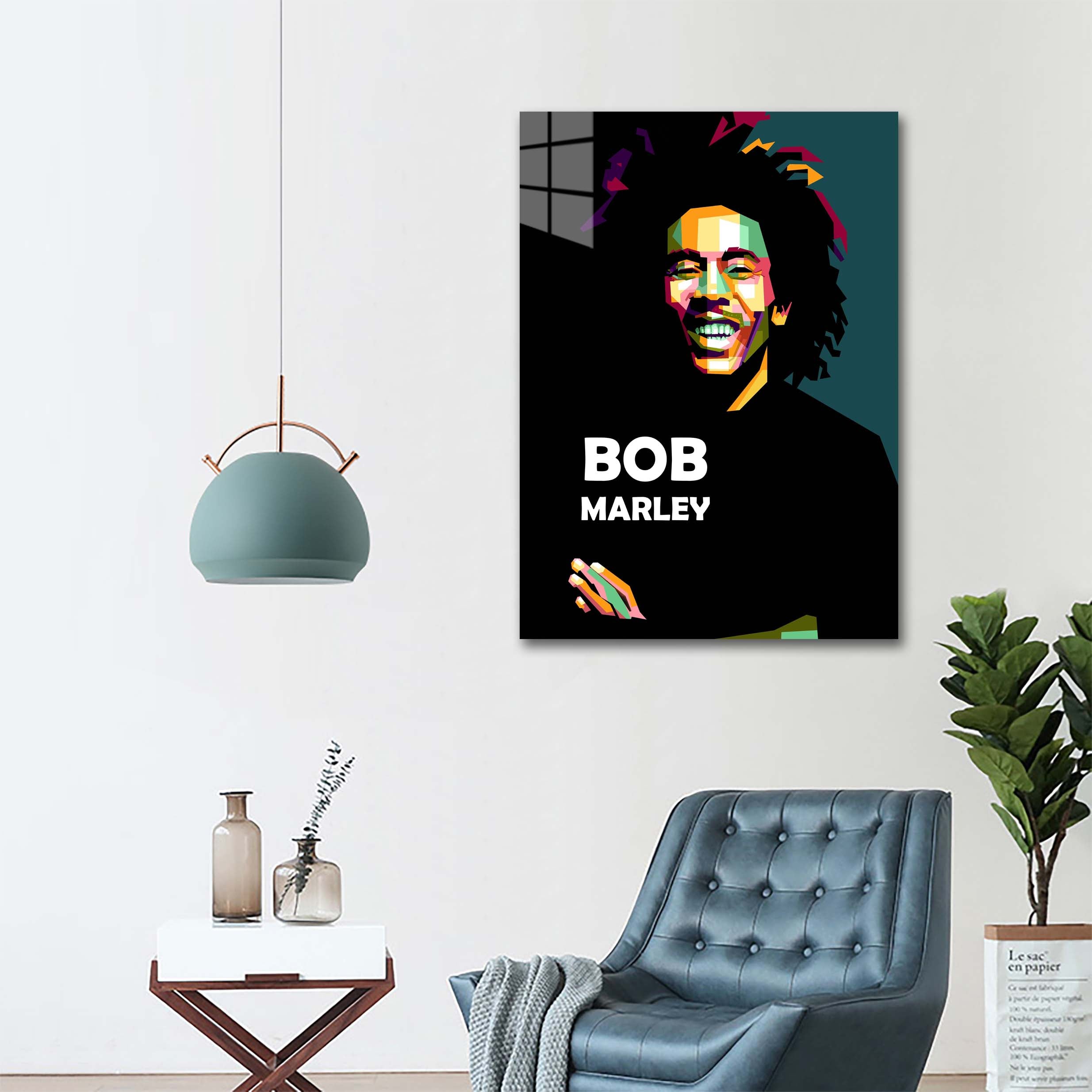 Bobo Marley wpap pop art-designed by @Amirudin kosong enam