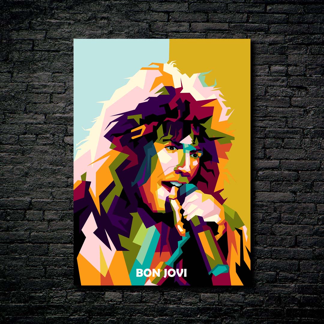 Bon Jovi amazing pop art-designed by @Amirudin kosong enam