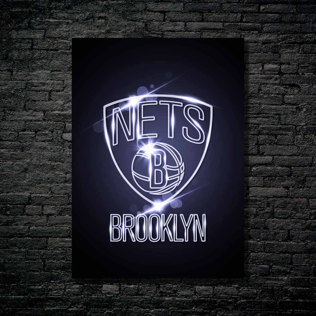 Brooklyn Nets Neon-designed by @Hoang Van Thuan