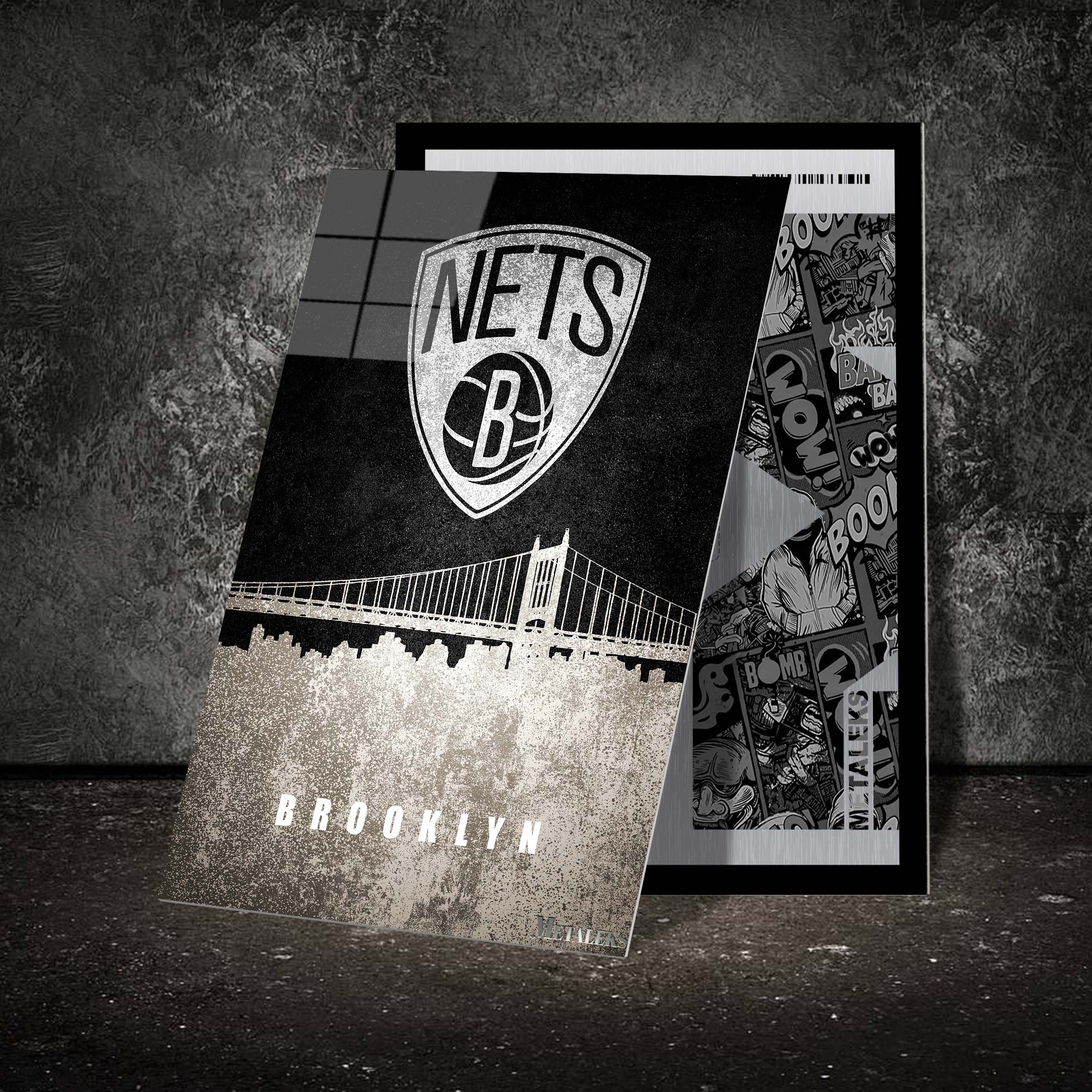 Brooklyn Nets New York State Map-designed by @Hoang Van Thuan