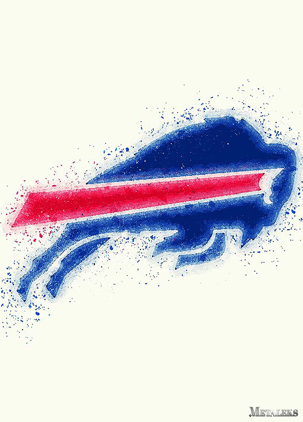 Buffalo Bills Watercolor