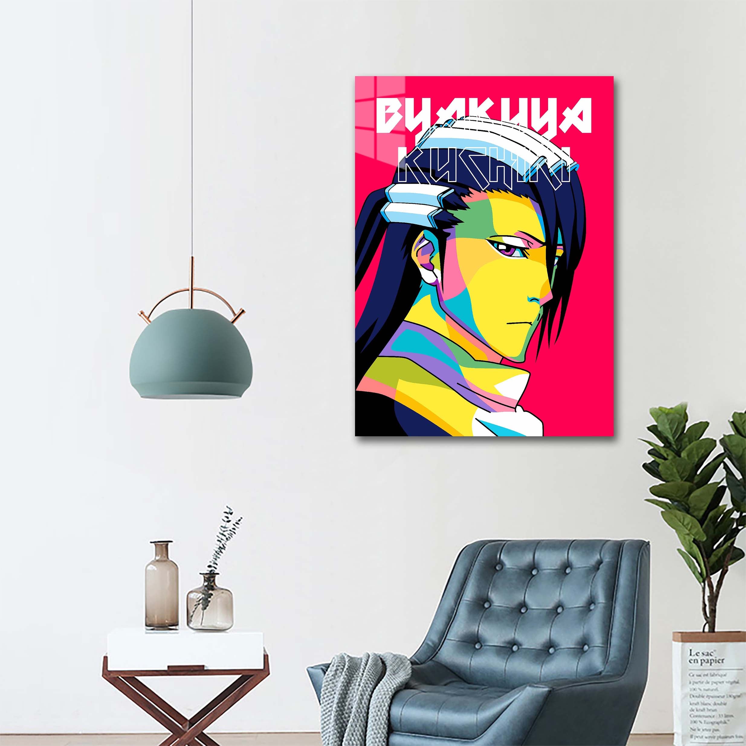 Byakuya Kuchiki in WPAP-designed by @V Styler