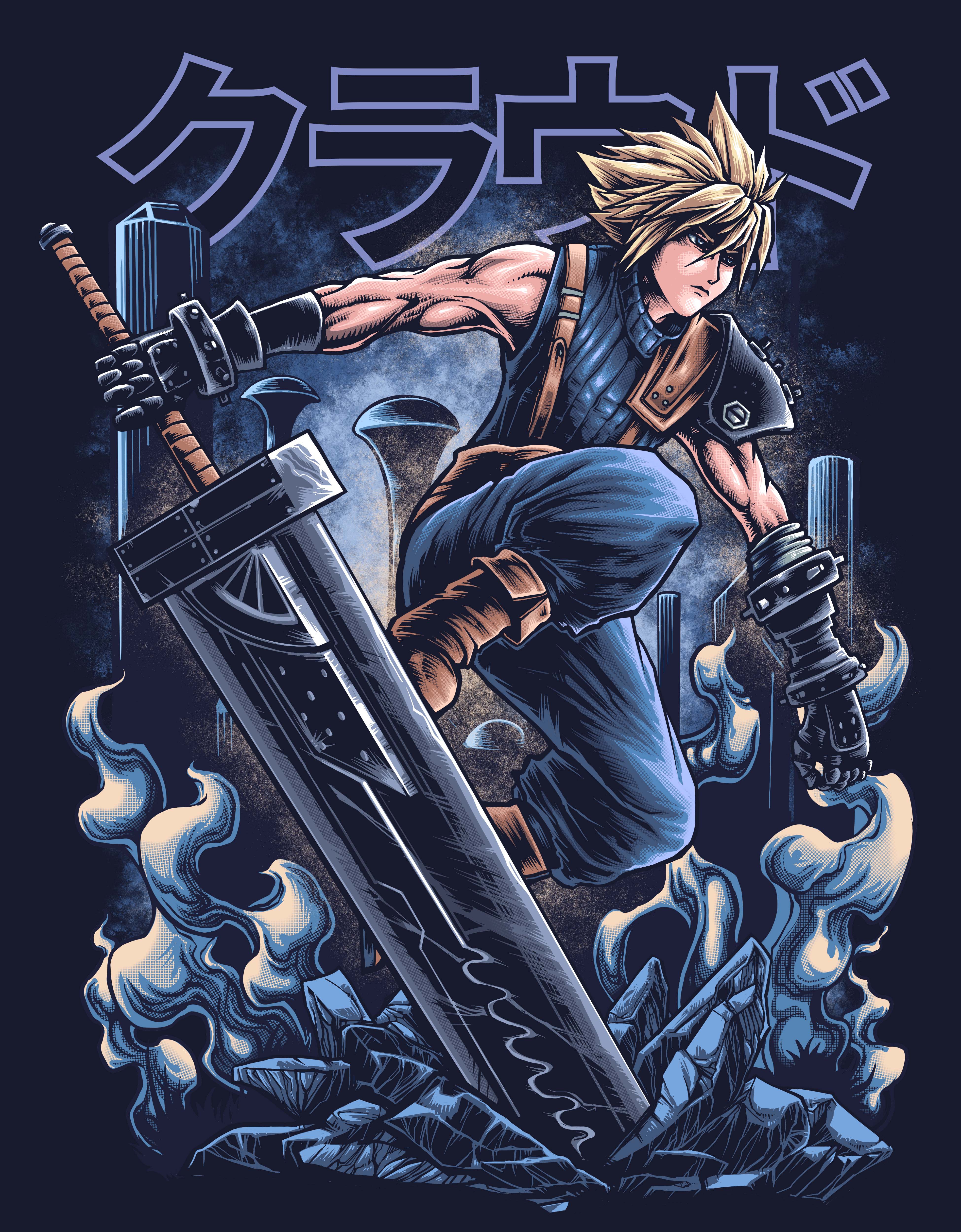 CLOUD FINAL FANTASY- ARTWORK BY heryana_art