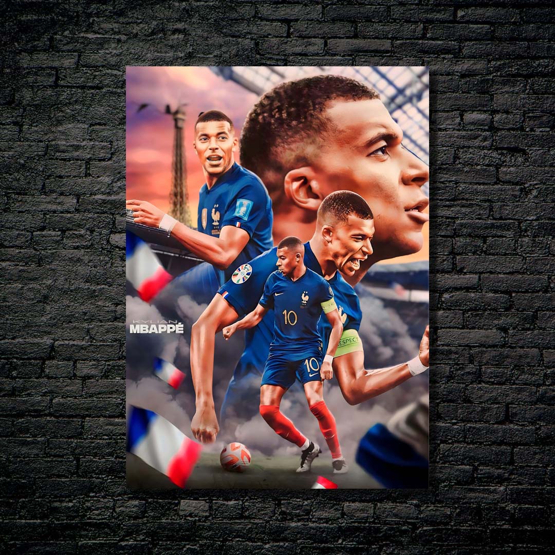 Captain Kylian Mbappe -designed by @My Kido Art
