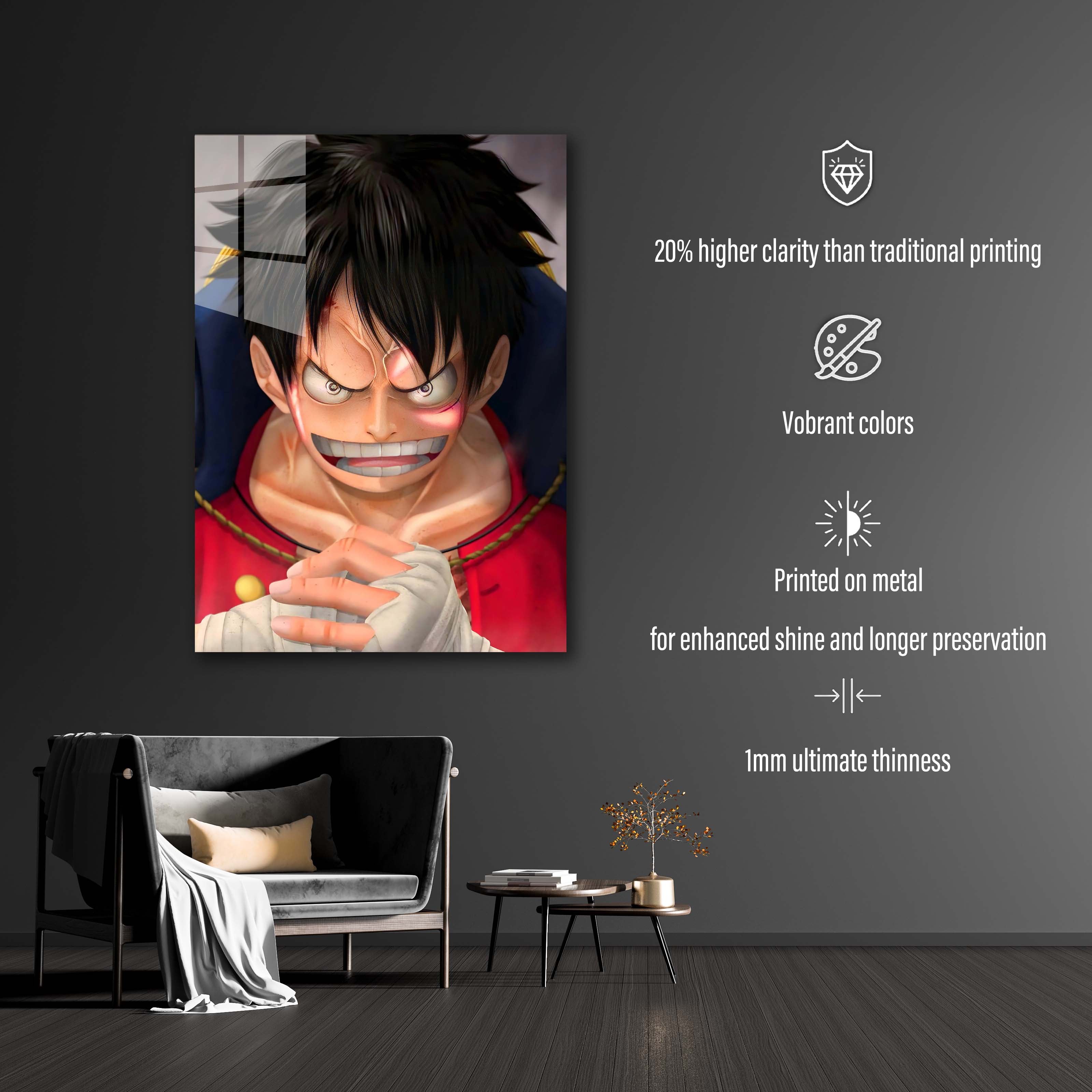Captain Luffy-designed by @My Kido Art