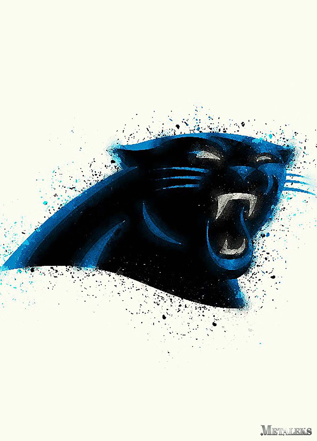 Carolina Panthers Watercolor