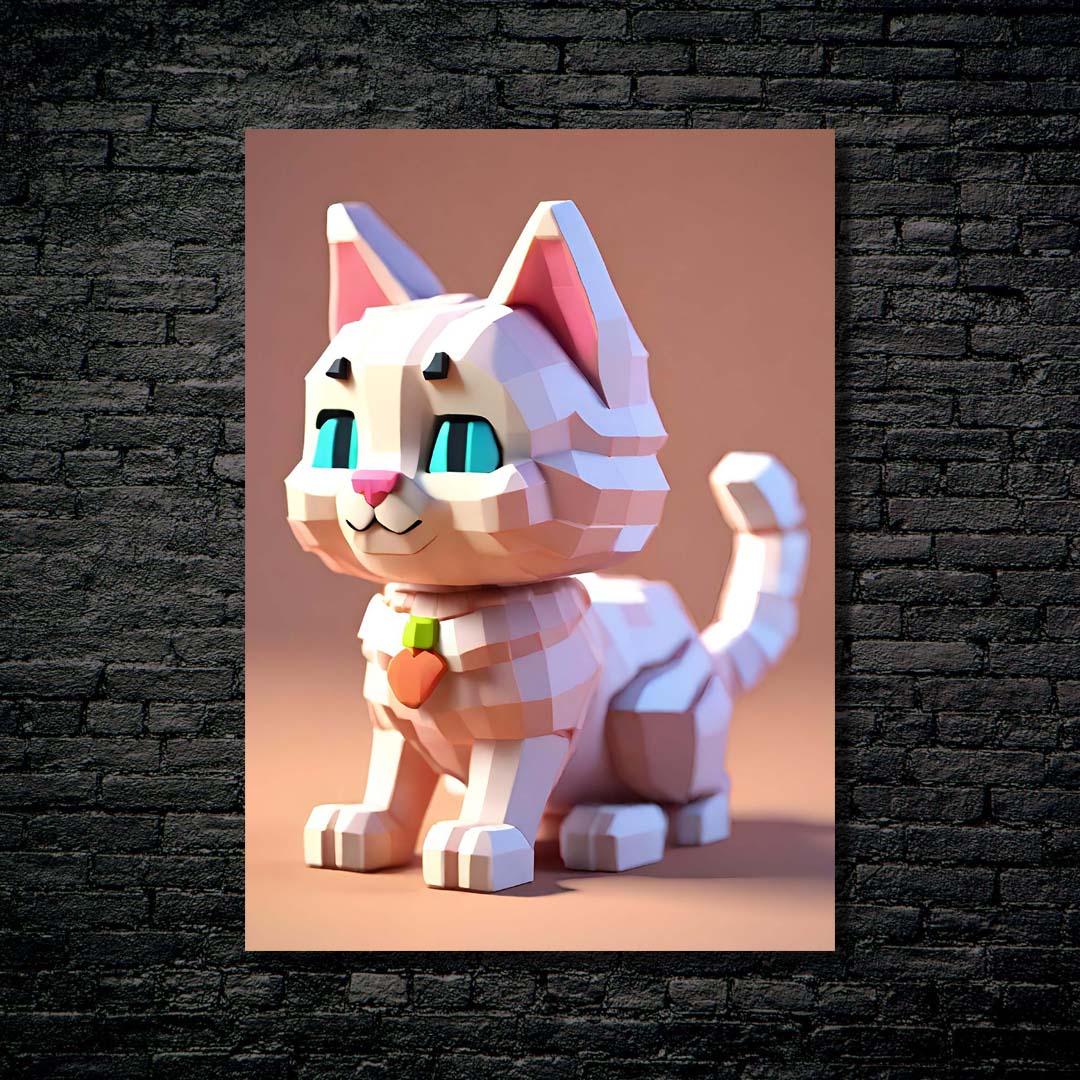 Cat 3D-designed by @DynCreative