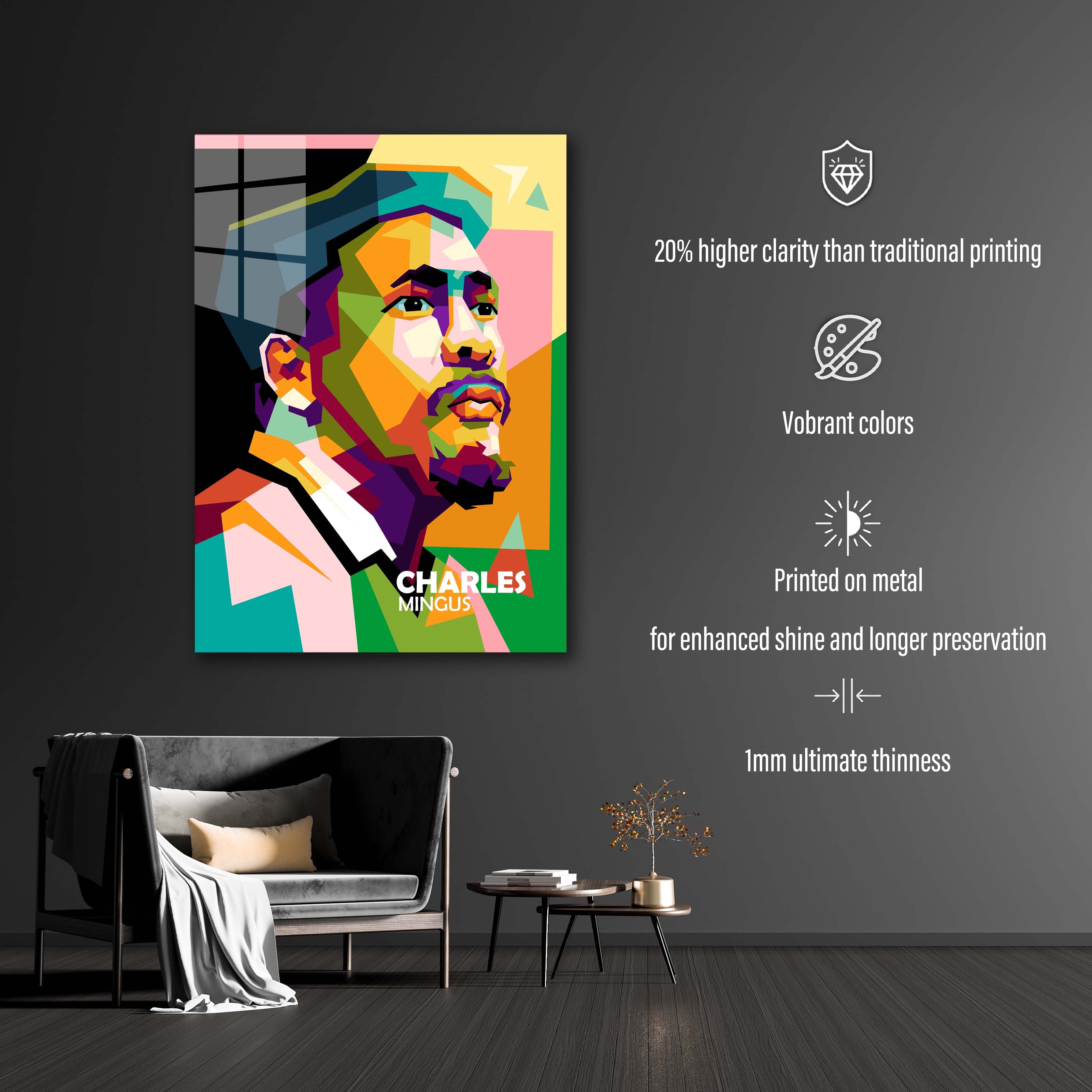 Chales Mingus in top selling art-designed by @Amirudin kosong enam