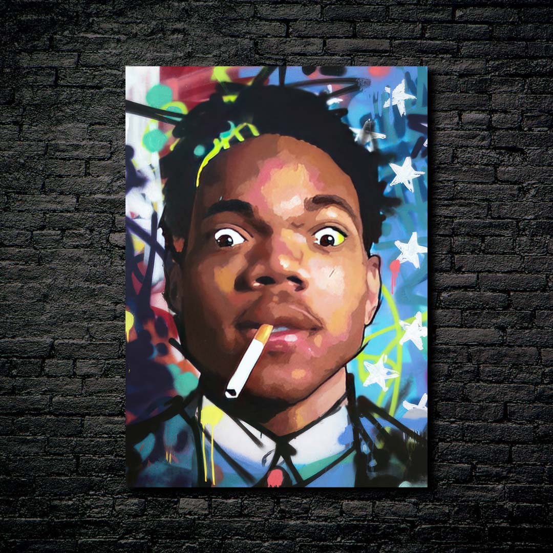 Chance the rapper-designed by @Vinahayum