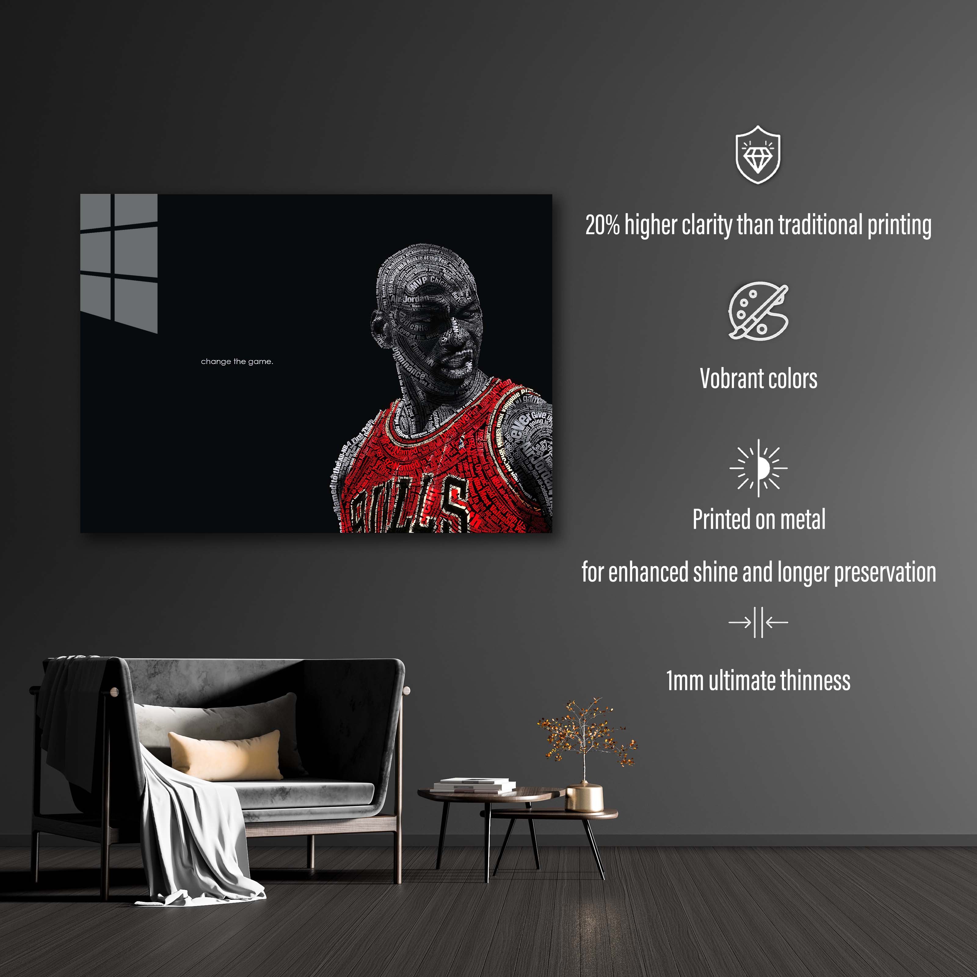 Change the Game Michael Jordan-designed by @DynCreative