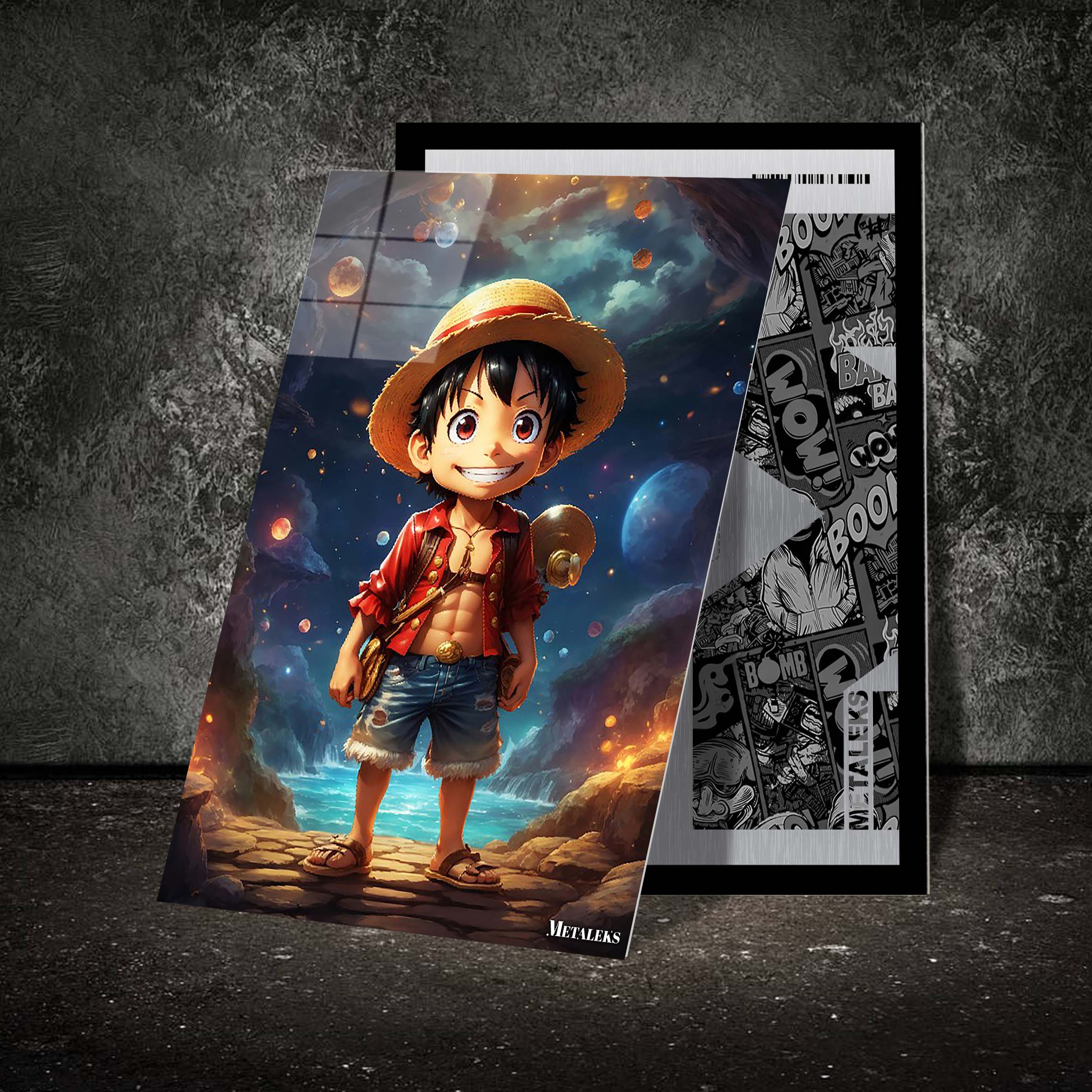 Chibi Monkey D Luffy-designed by @Boogets