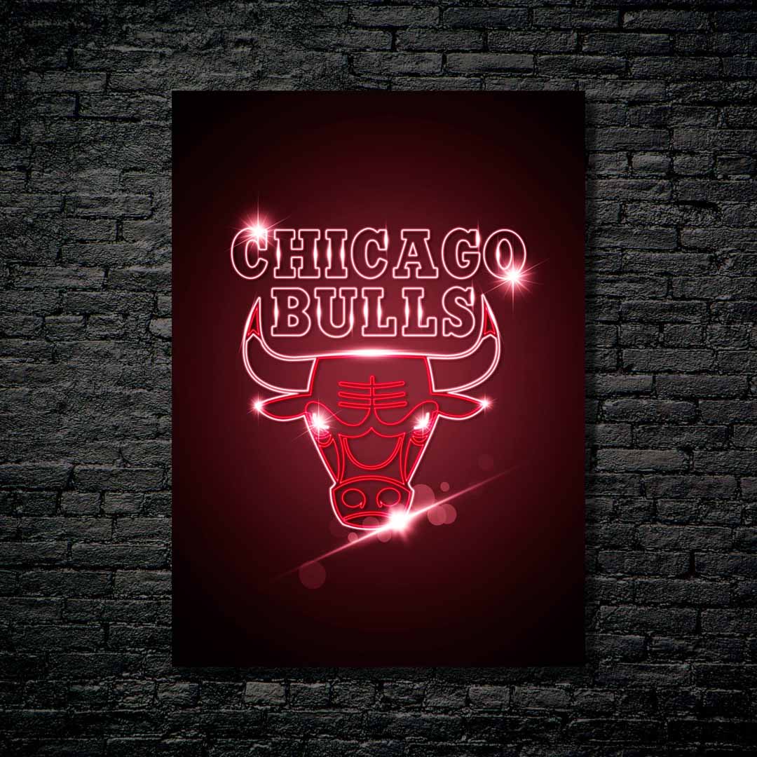 Chicago Bulls Neon-designed by @Hoang Van Thuan