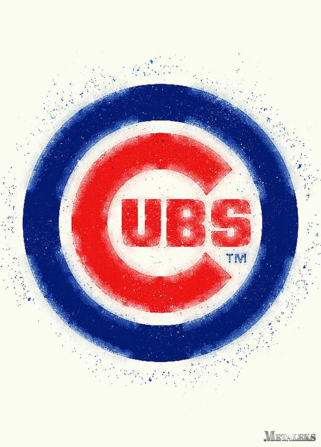 Chicago Cubs Watercolor