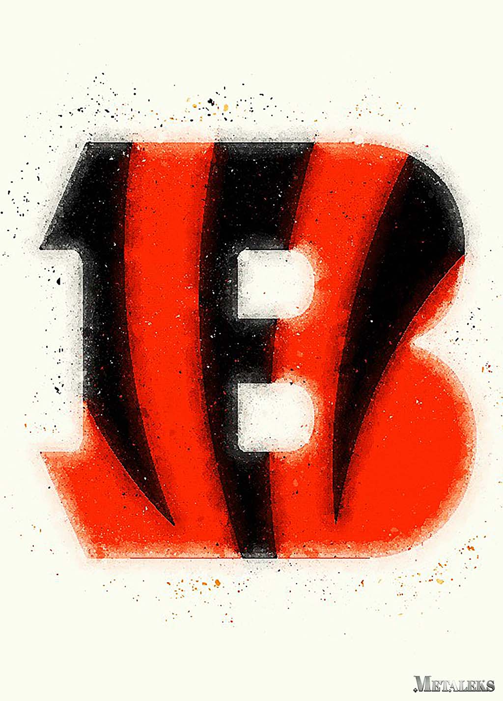 Cincinnati Bengals Watercolor