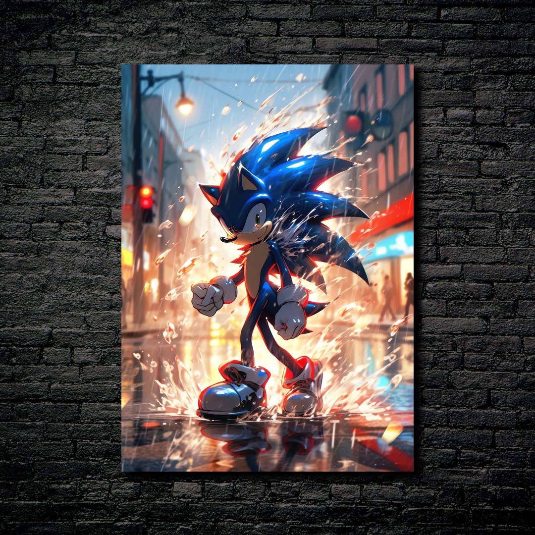 Cinematic Sonic Wallpaper by @visinaire.ai-designed by @visinaire.ai