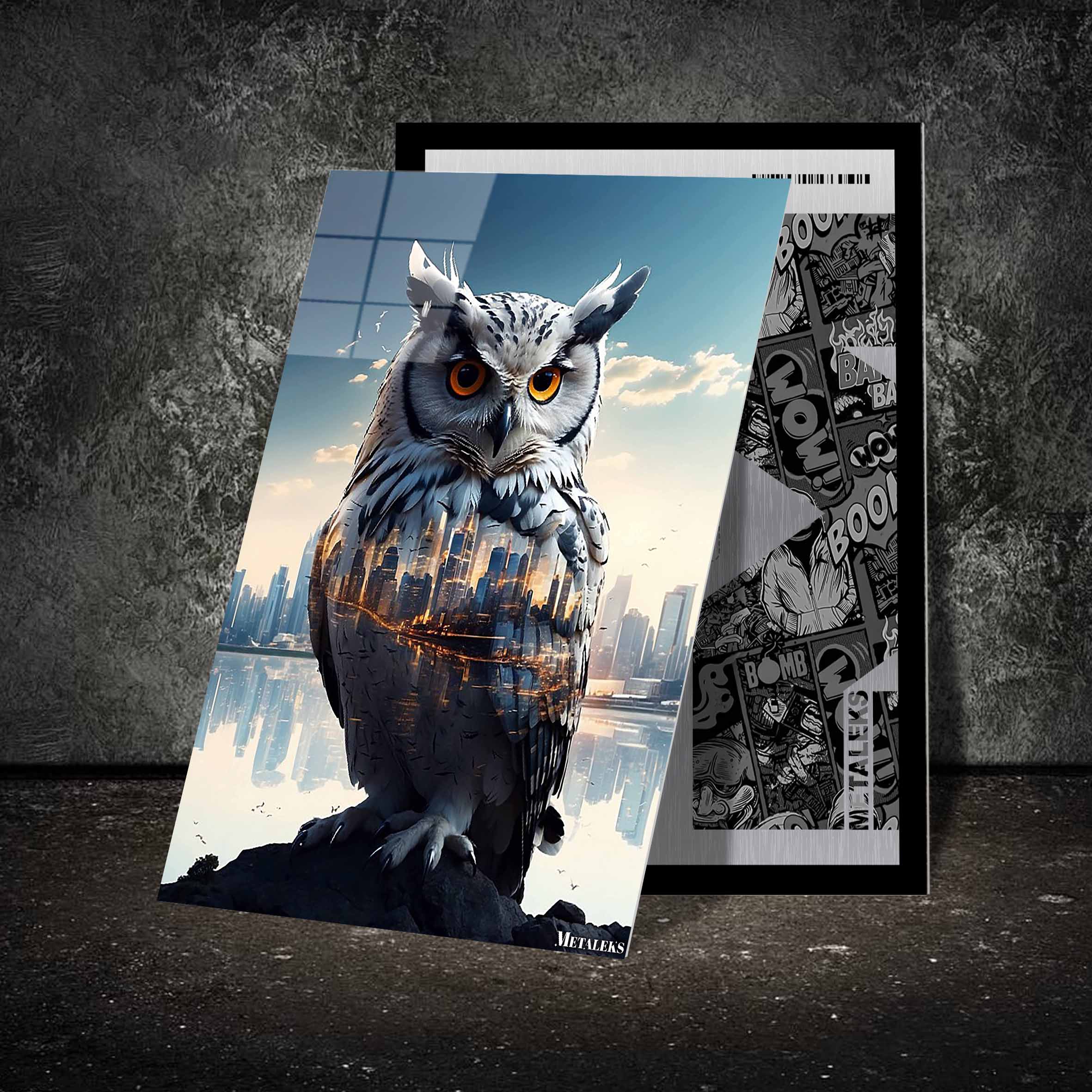 City Shadow Owl-designed by @Wif Print