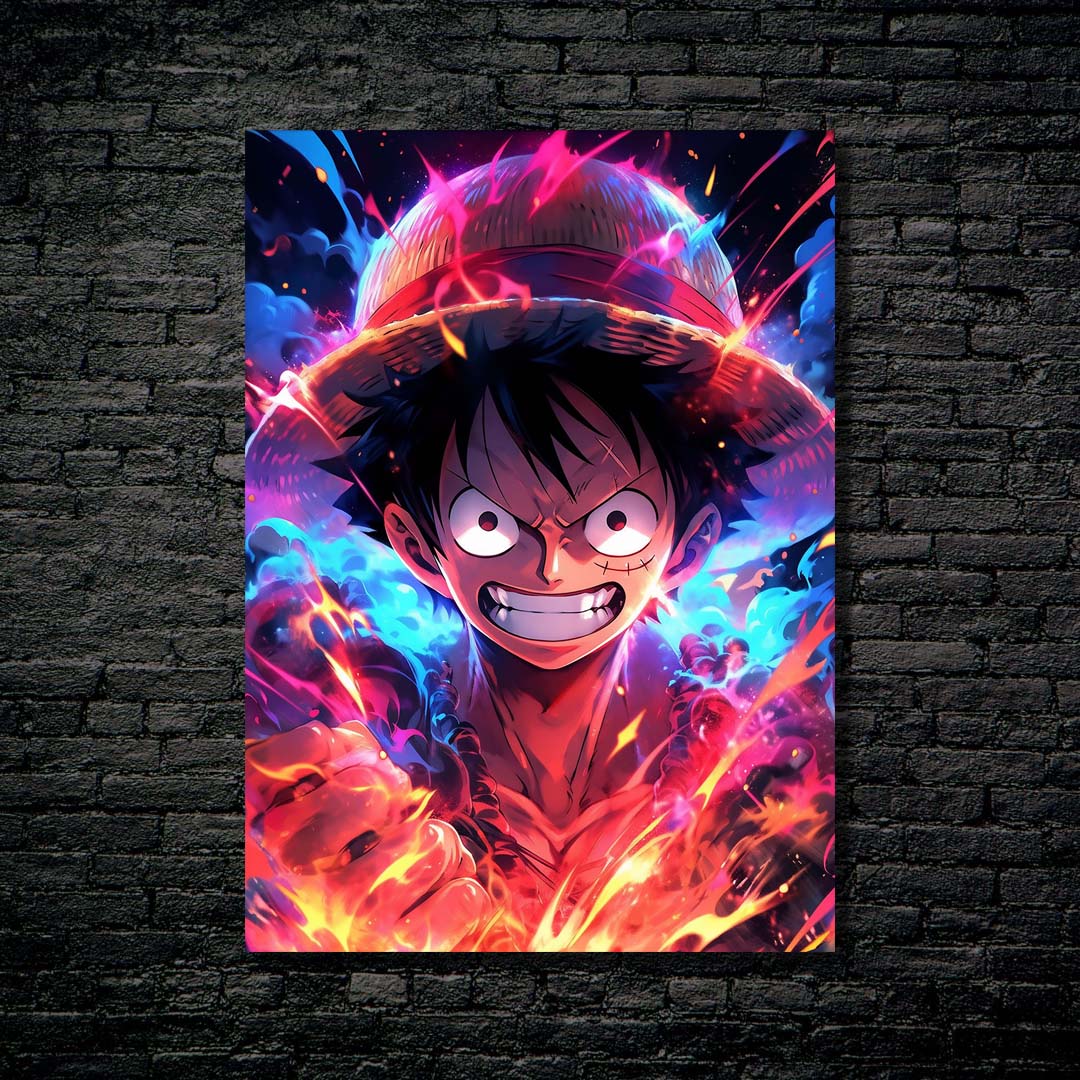Colorful Luffy-designed by @Kathiop.ai