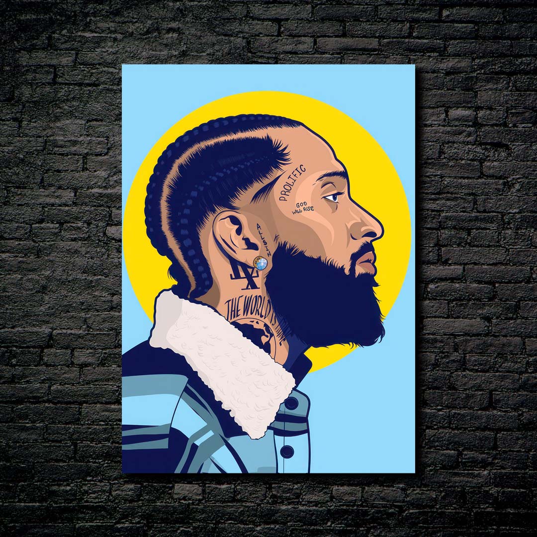 Colorful Nipsey-designed by @Vinahayum