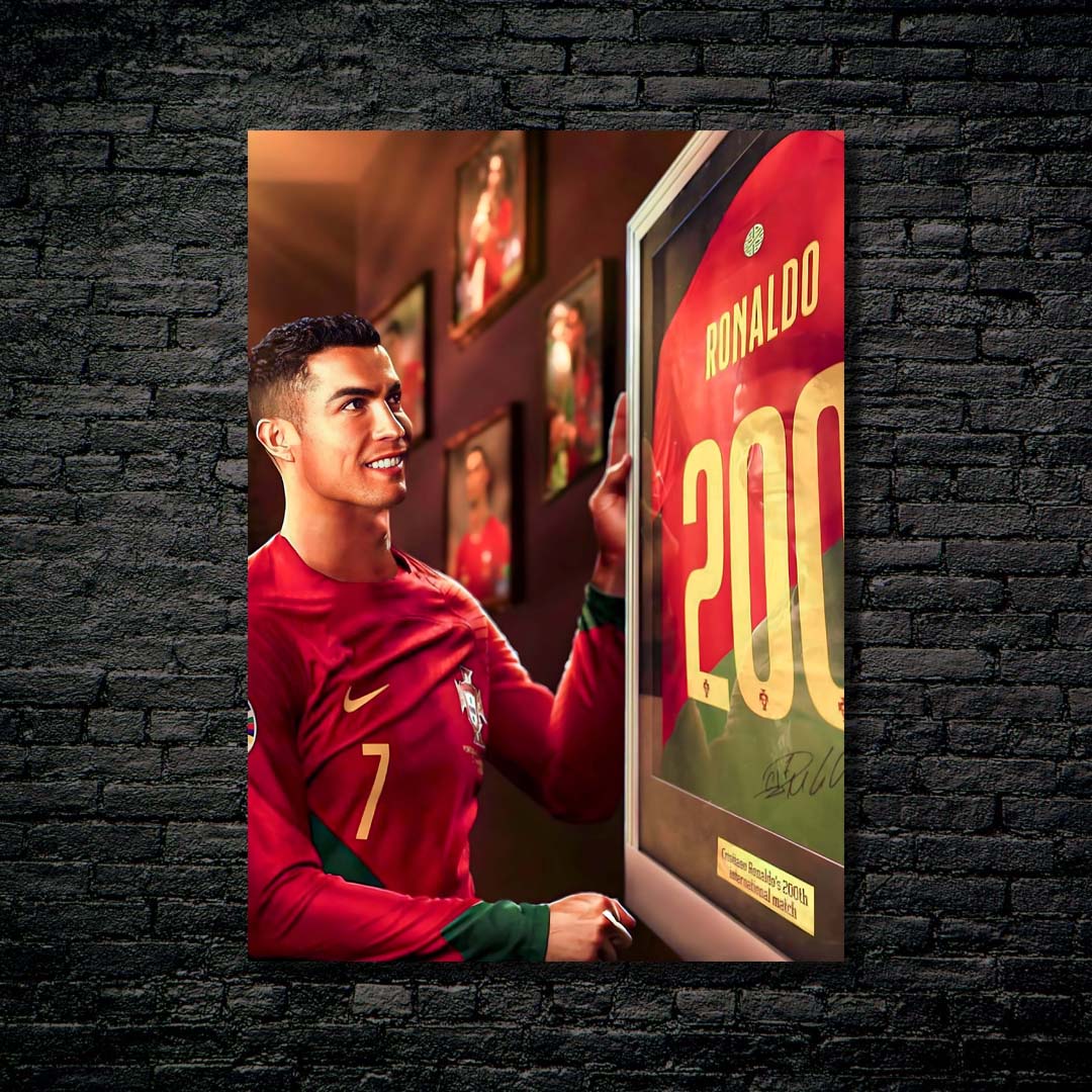 Cristiano Ronaldo 200 Point-designed by @My Kido Art