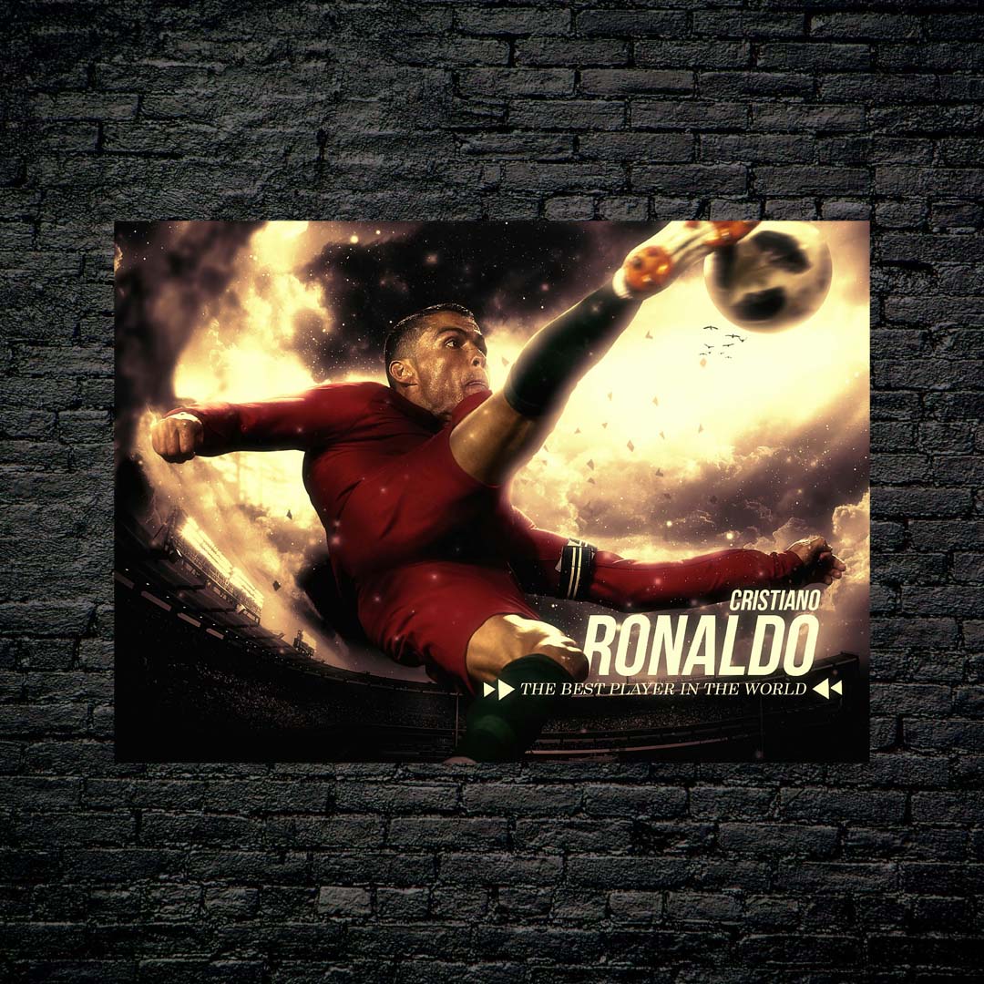 Cristiano Ronaldo GOAT-designed by @DynCreative