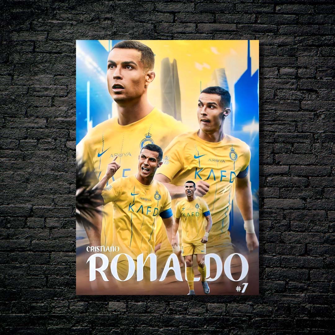 Cristiano Ronaldo KAFD-designed by @My Kido Art
