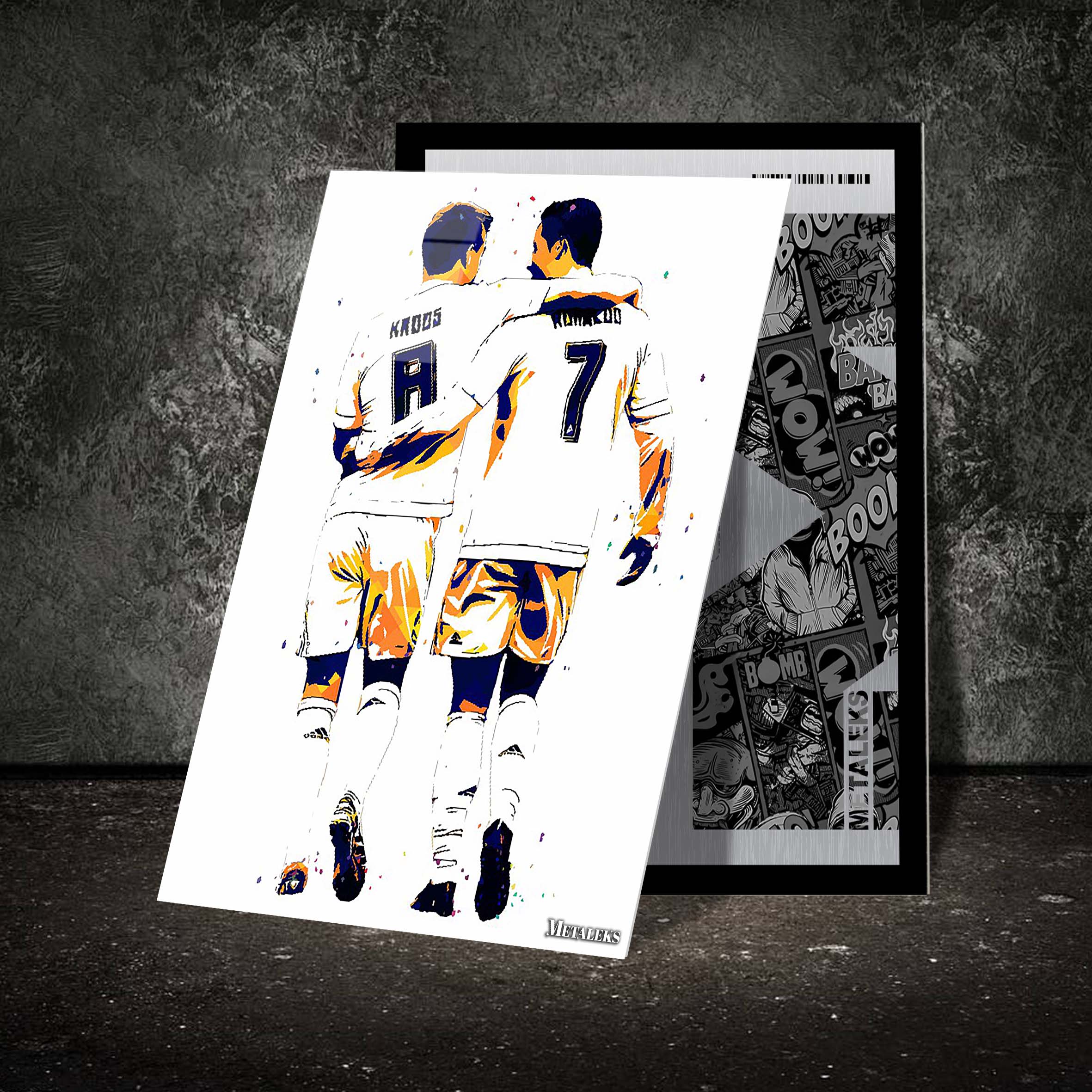 Cristiano Ronaldo and Kroos-designed by @Nadhifsaoqi
