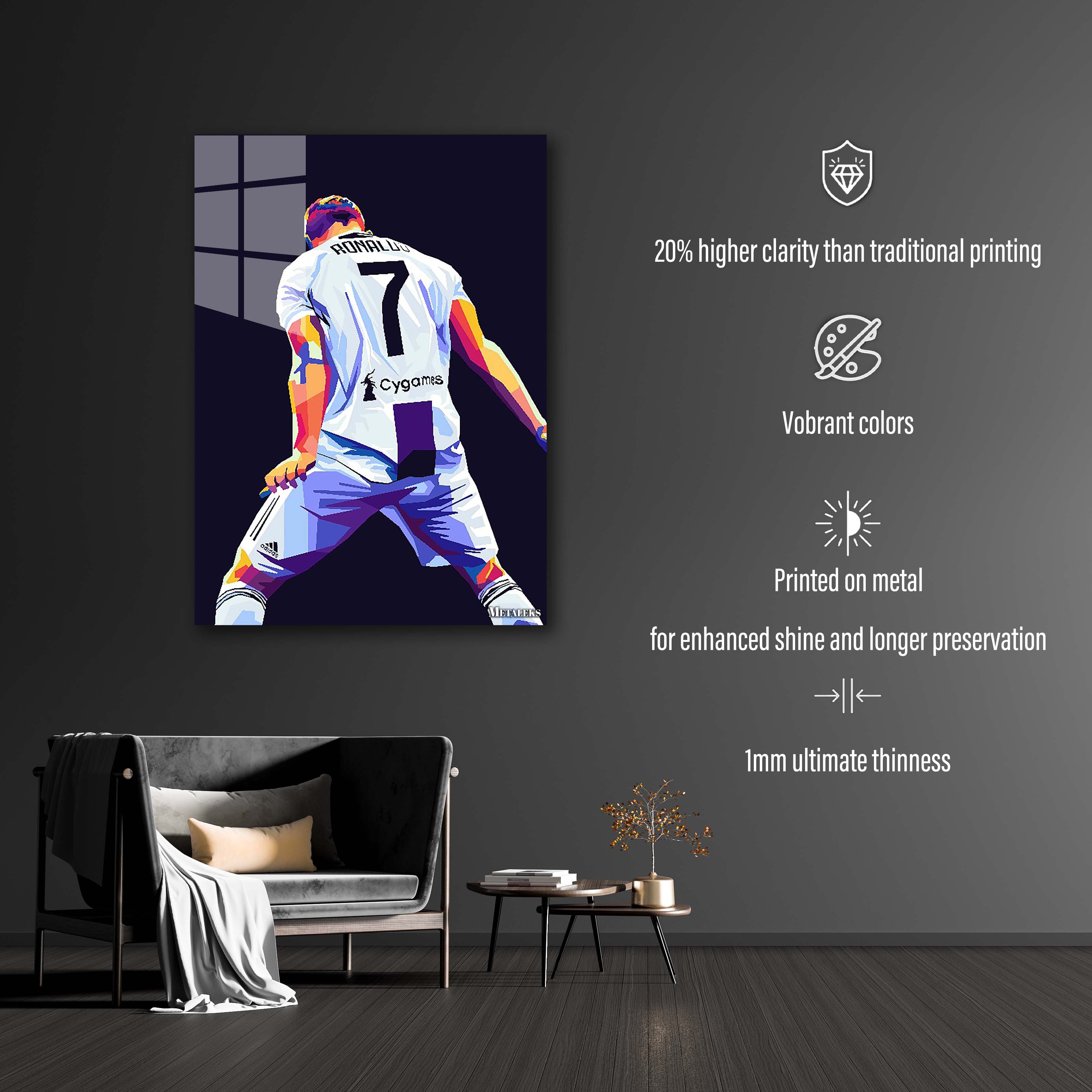 Cristiano Ronaldo wpap pop art-designed by @Azlan Xavier