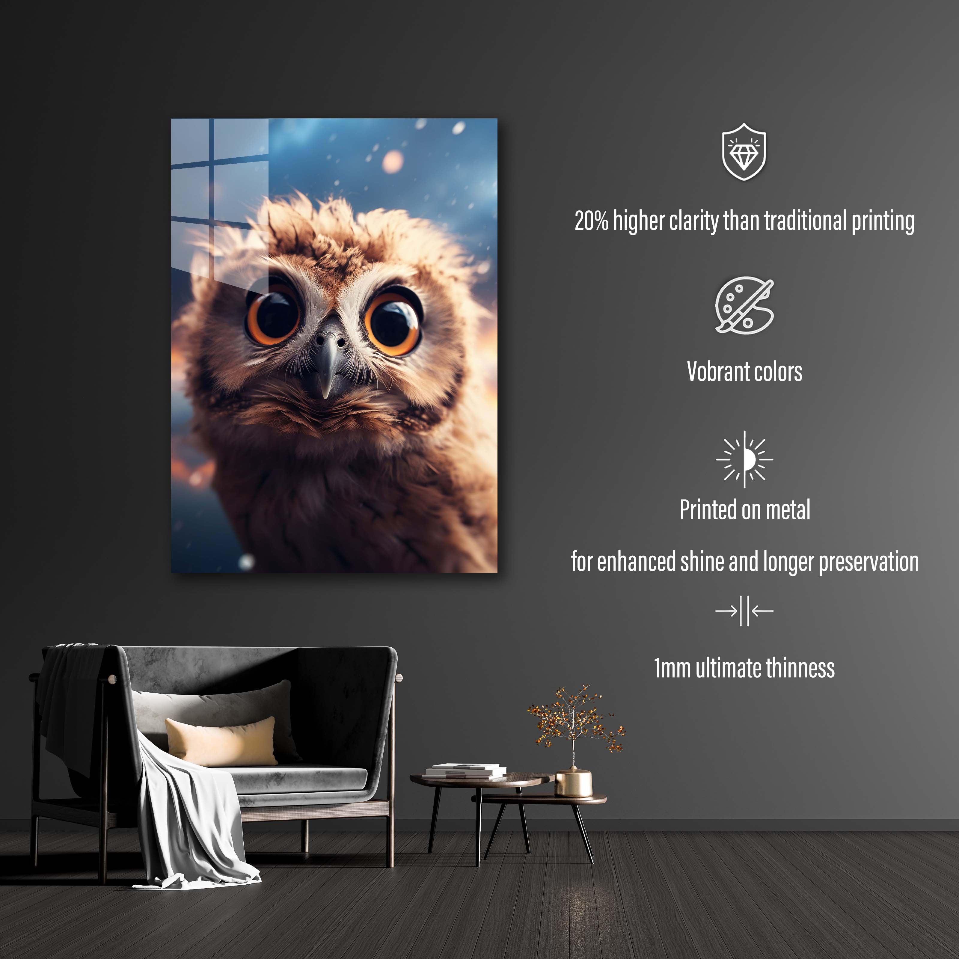 Cute Baby Owl-designed by @Mbaka.ai