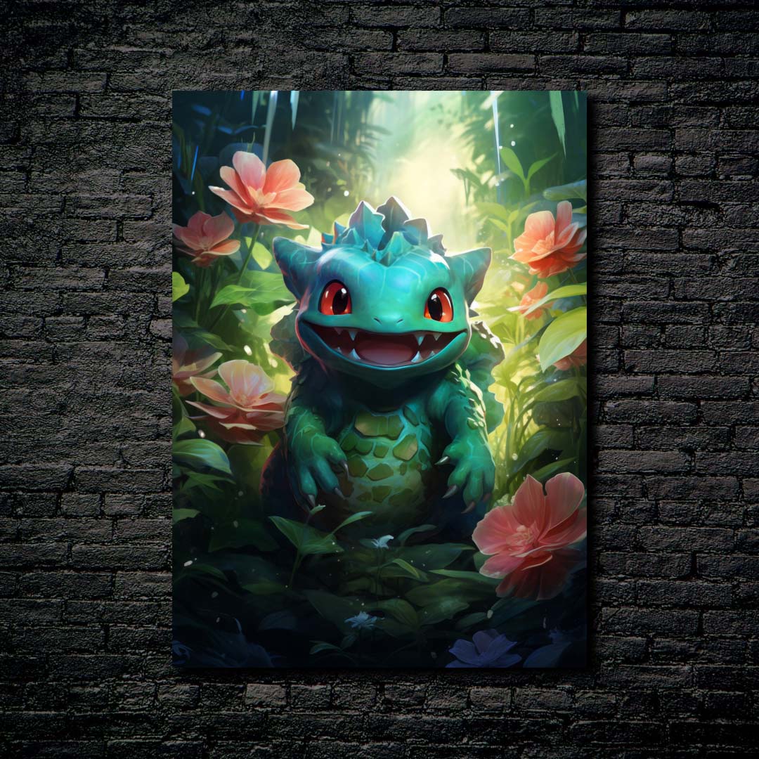 Cute Bulbasaur-designed by @Moqotib