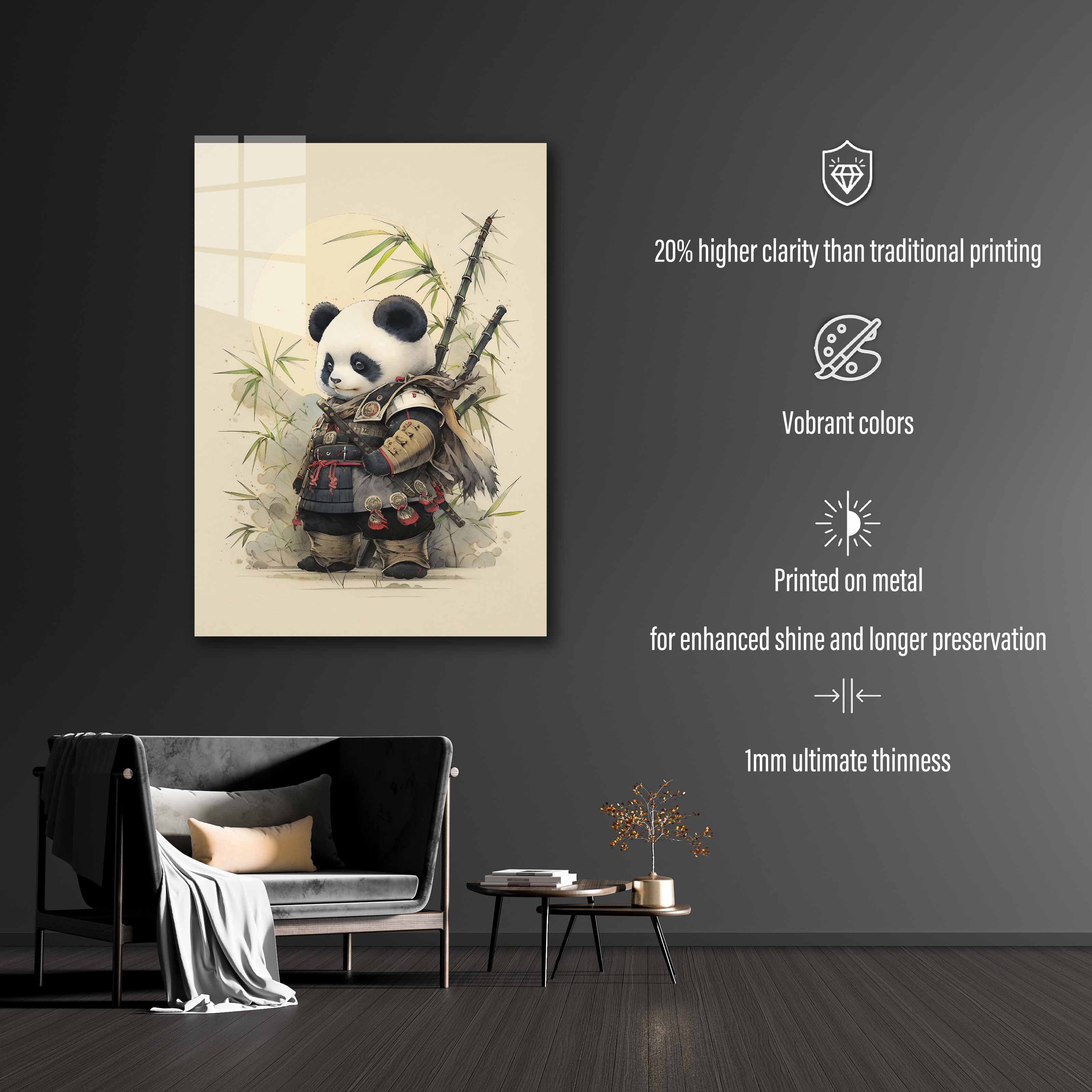 Cute Panda Samurai-designed by @pozter