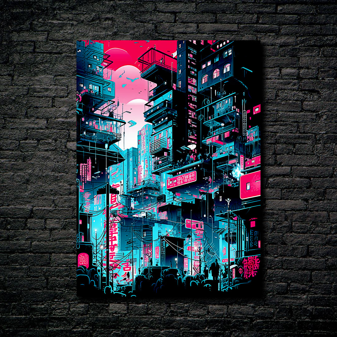 Cyber City-Artwork by @Musdayanti