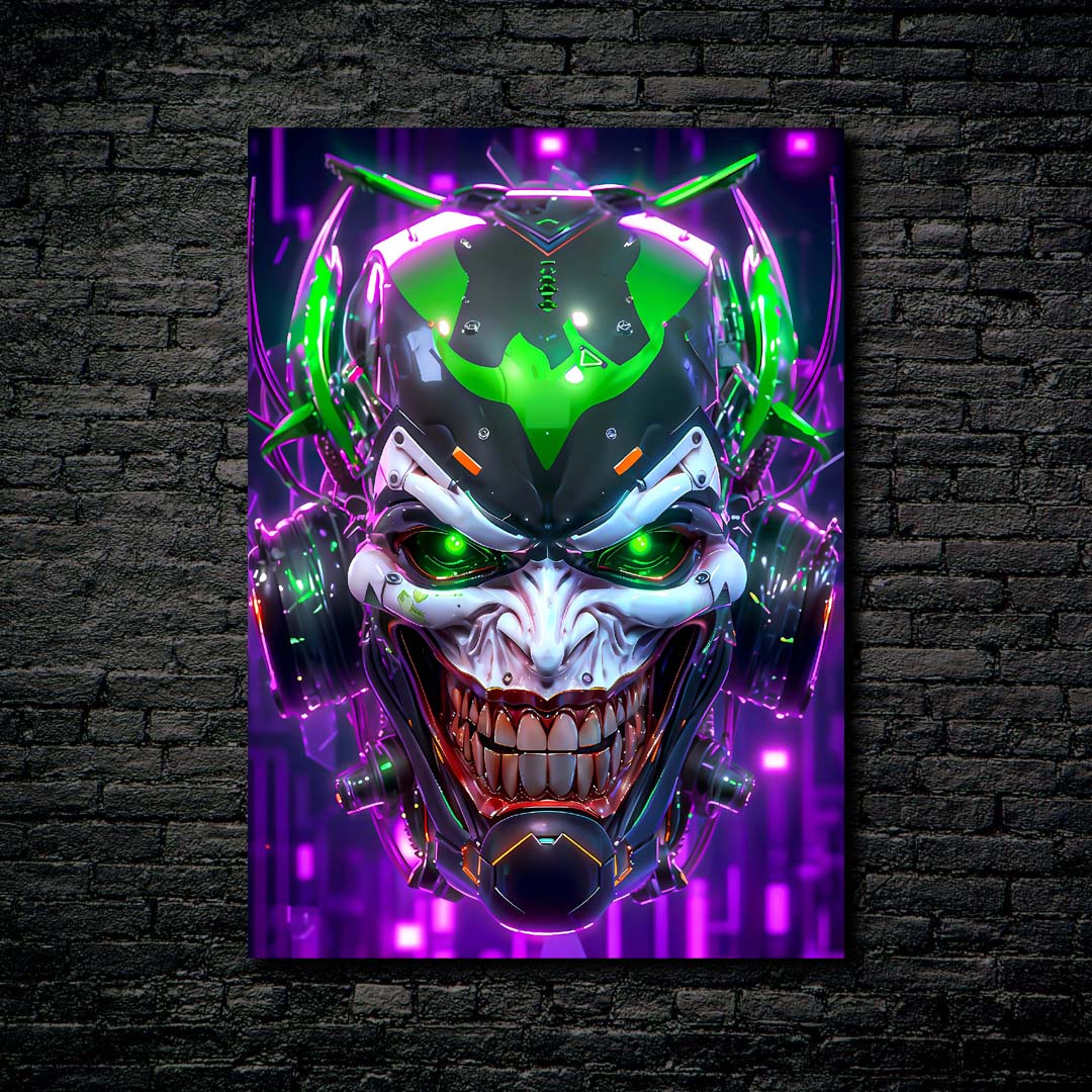 Cyber Joker-designed by @Freiart_mjr