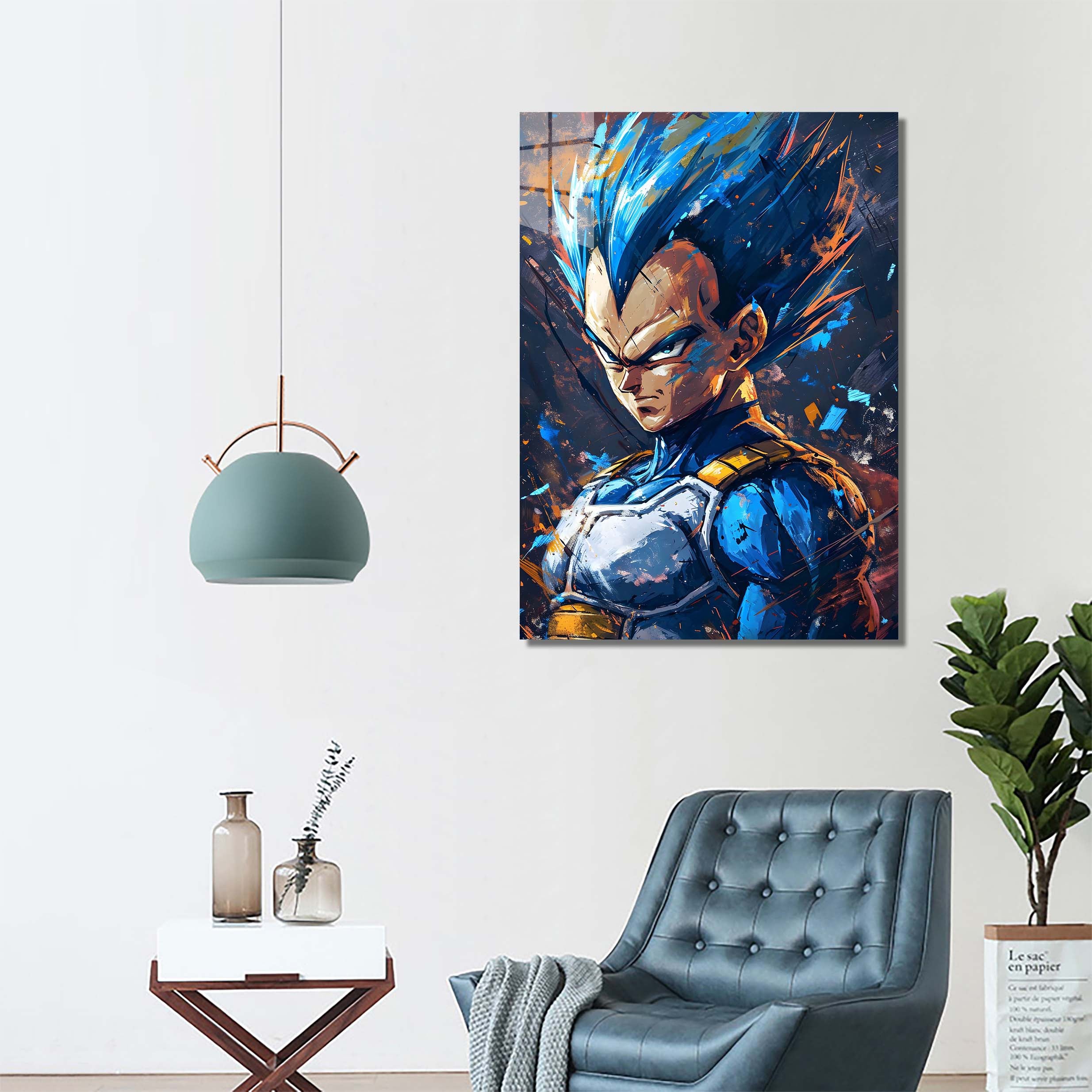 DBZ_Paint Blue Vegeta